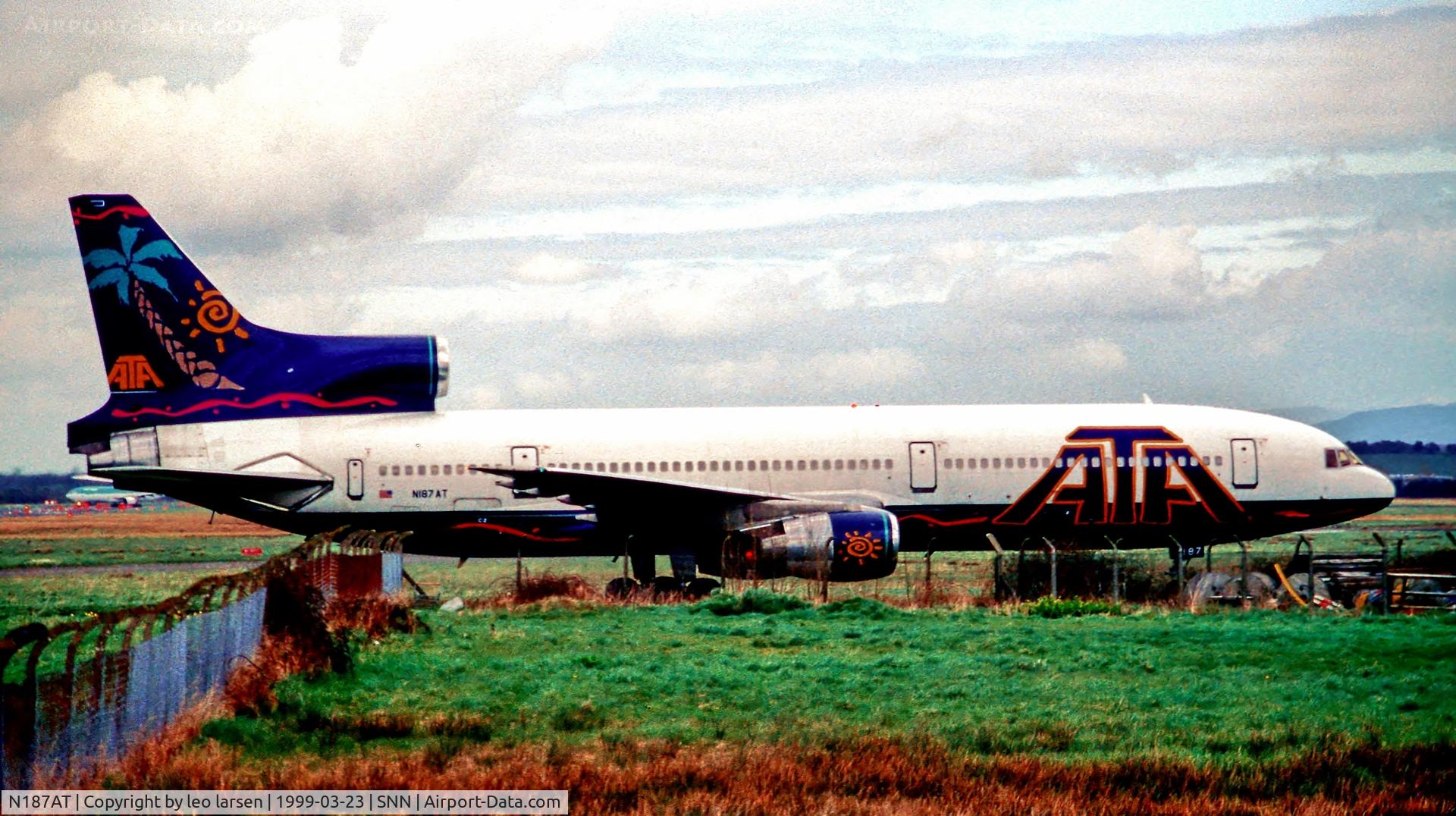 N187AT, 1974 Lockheed L-1011-385-1 TriStar 50 C/N 193C-1077, Shannon 23.3.1999