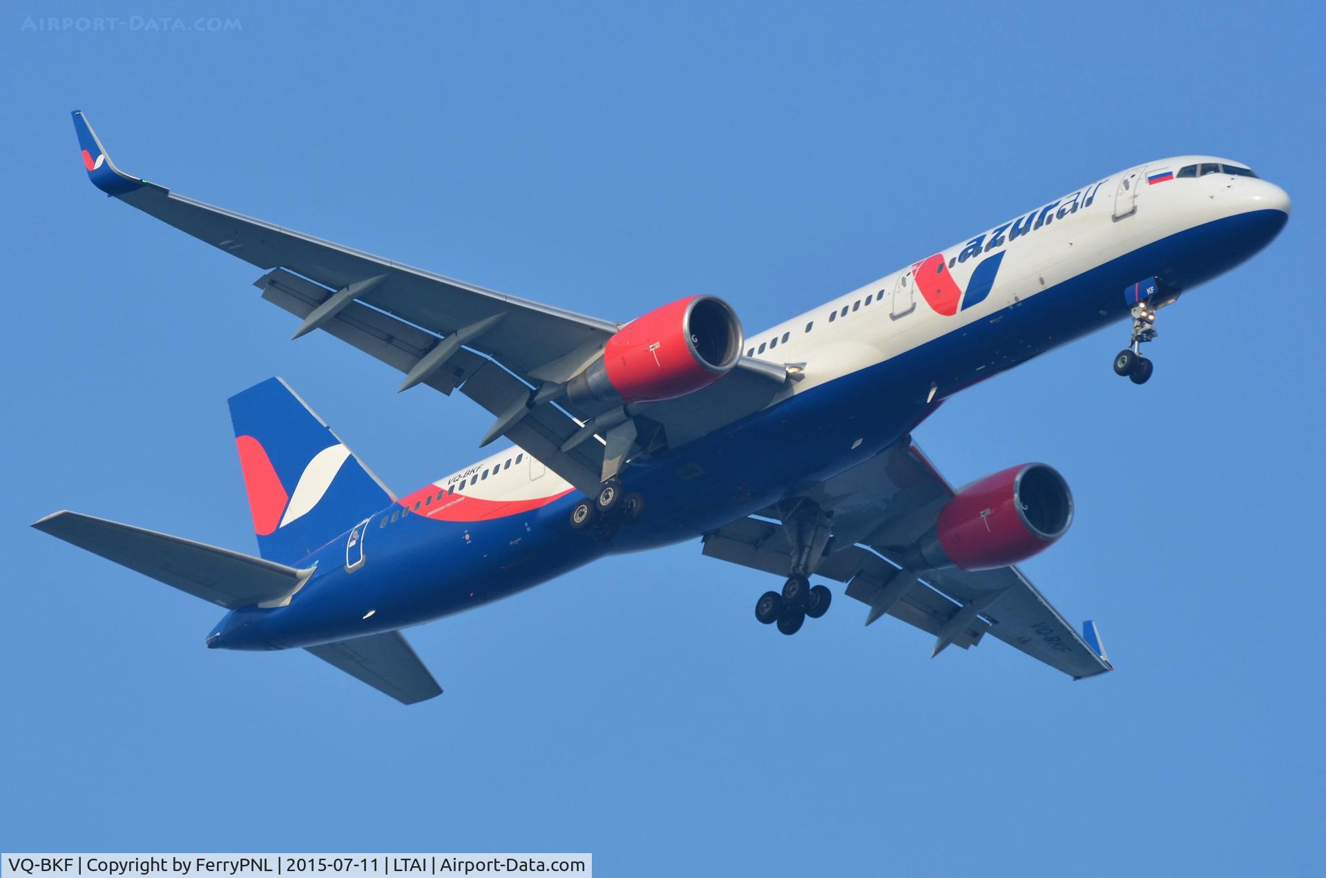 VQ-BKF, 1993 Boeing 757-2Q8 C/N 26268, Arrival of Azur B752