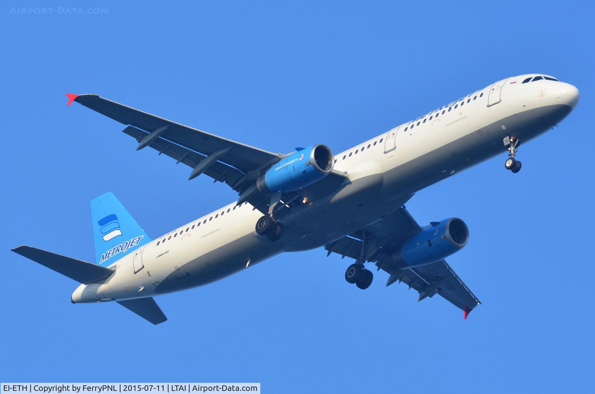 EI-ETH, 1997 Airbus A321-231 C/N 668, This Metrojet A321 was broken up in 2017.