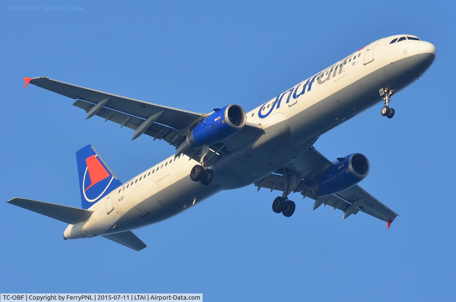 TC-OBF, 1999 Airbus A321-131 C/N 963, Onus A321