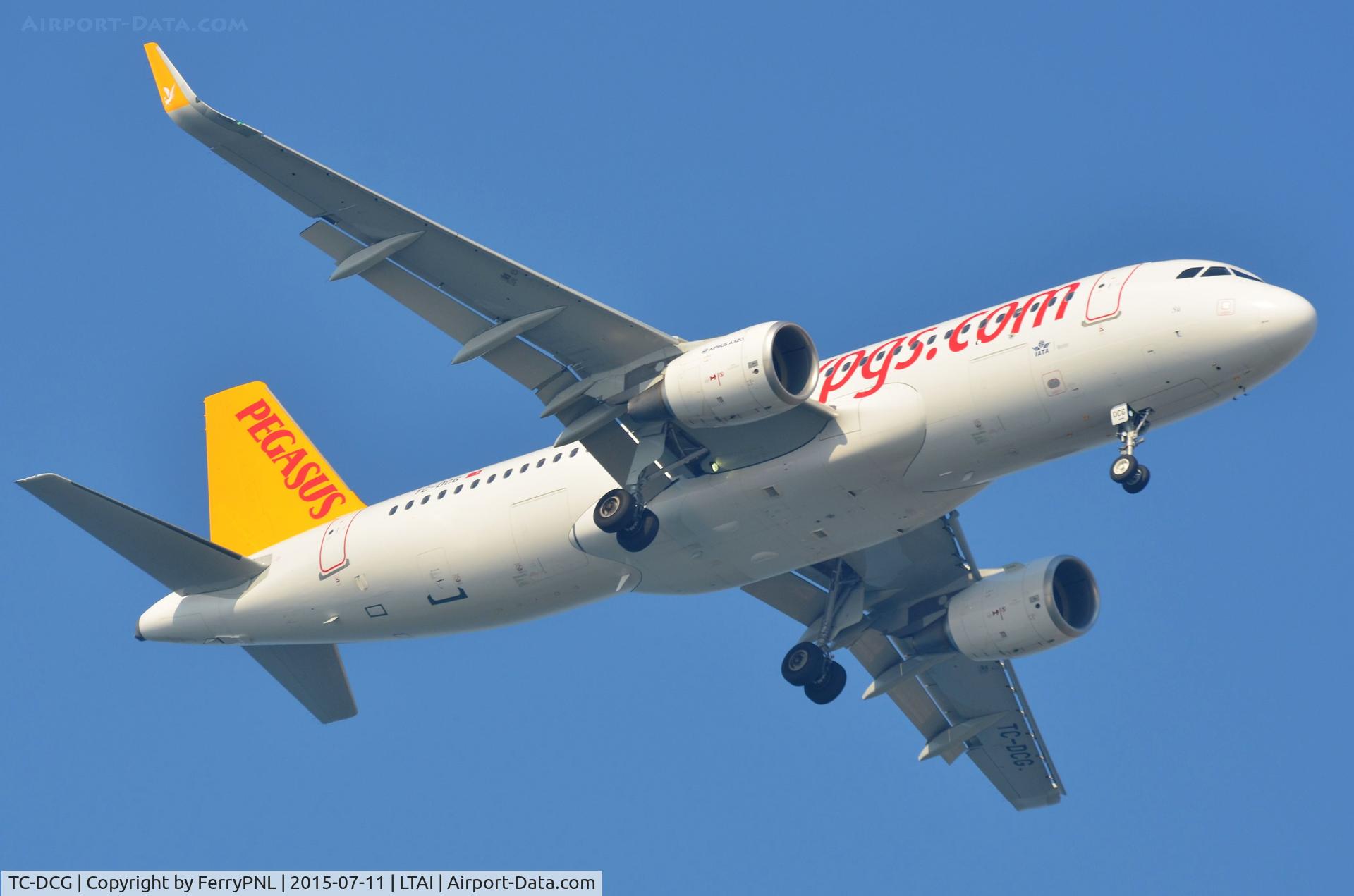 TC-DCG, 2015 Airbus A320-216 C/N 6597, Pegasus A320