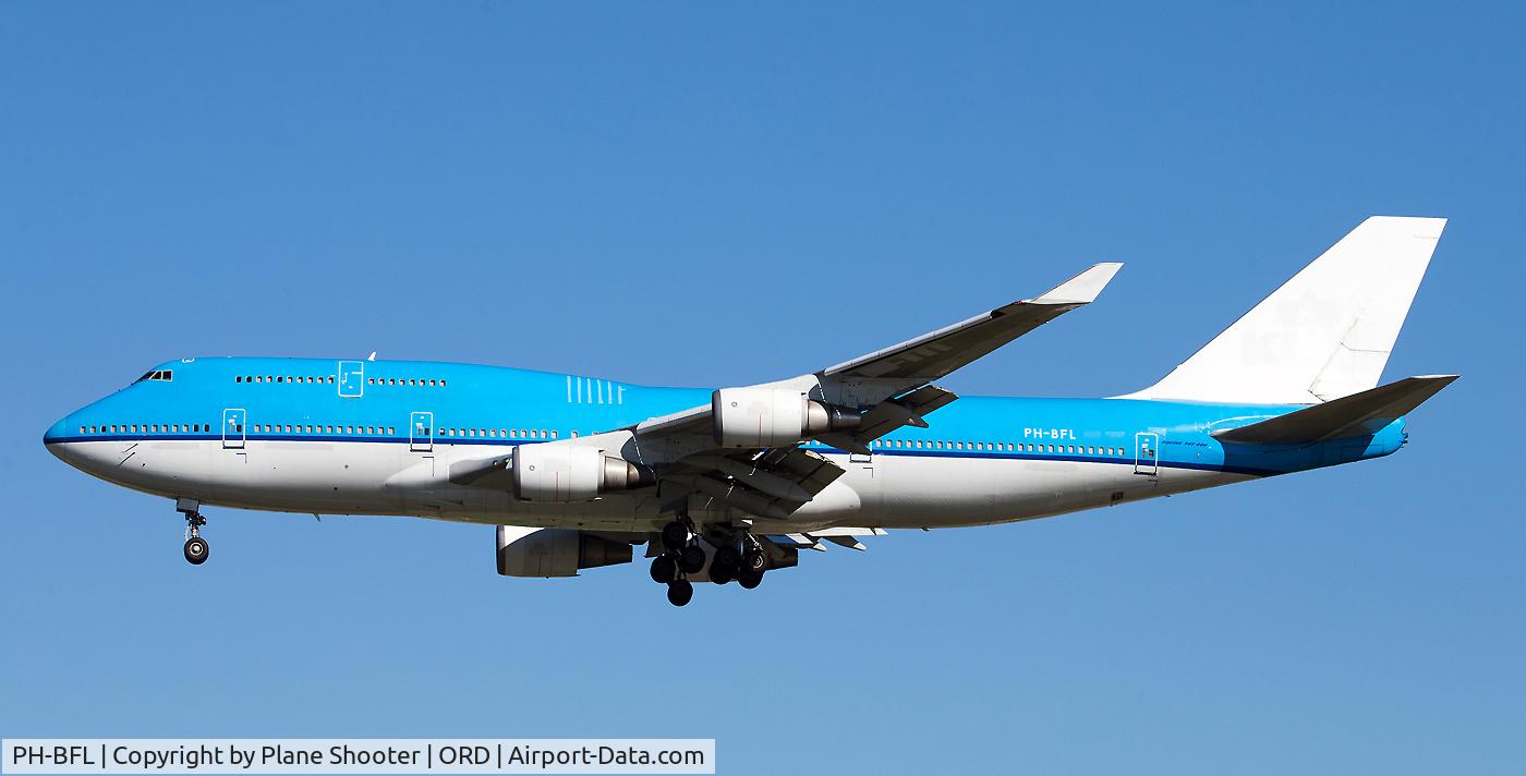 PH-BFL, 1991 Boeing 747-406 C/N 25356, Last stop at ORD  before continuing on to Mojave for retirement (or worse).