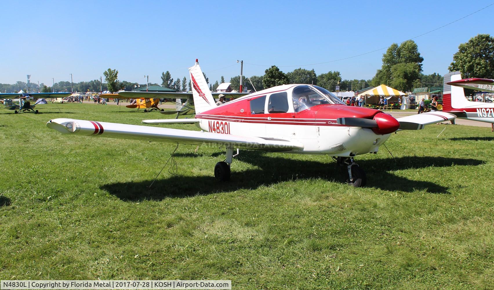 N4830L, 1967 Piper PA-28-180 Cherokee C/N 28-4173, EAA OSH 2017