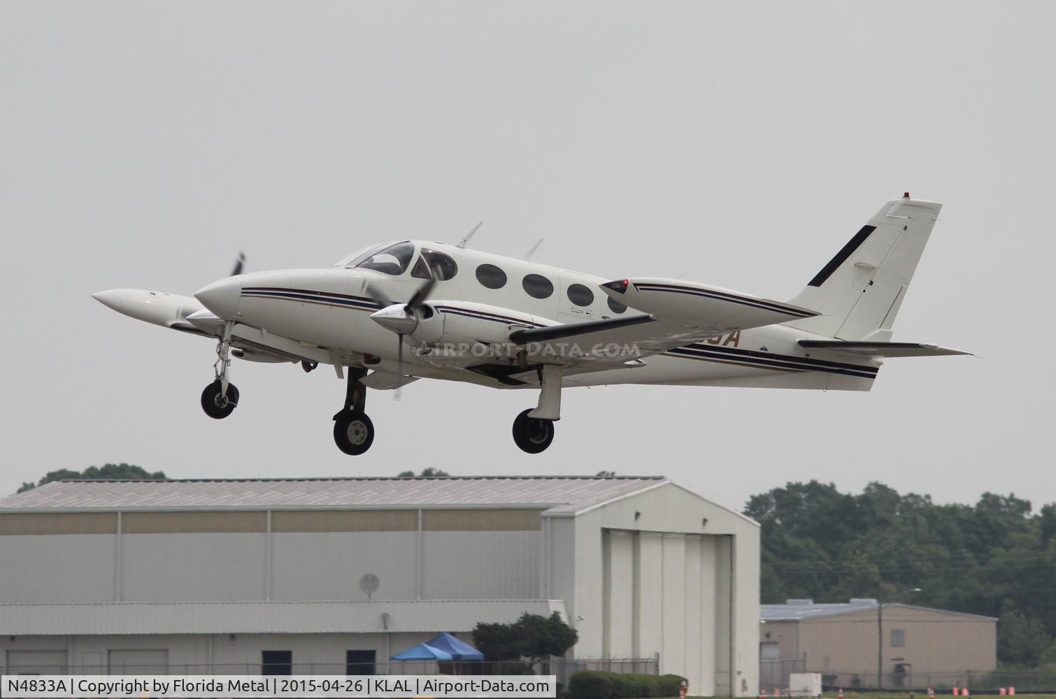 N4833A, 1980 Cessna 340A C/N 340A1026, SNF LAL 2015