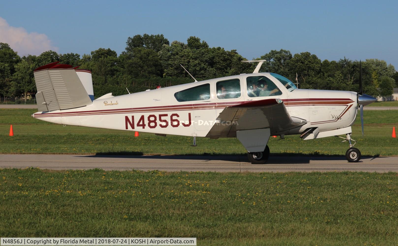 N4856J, 1967 Beech V35 Bonanza C/N D-8536, EAA OSH 2018