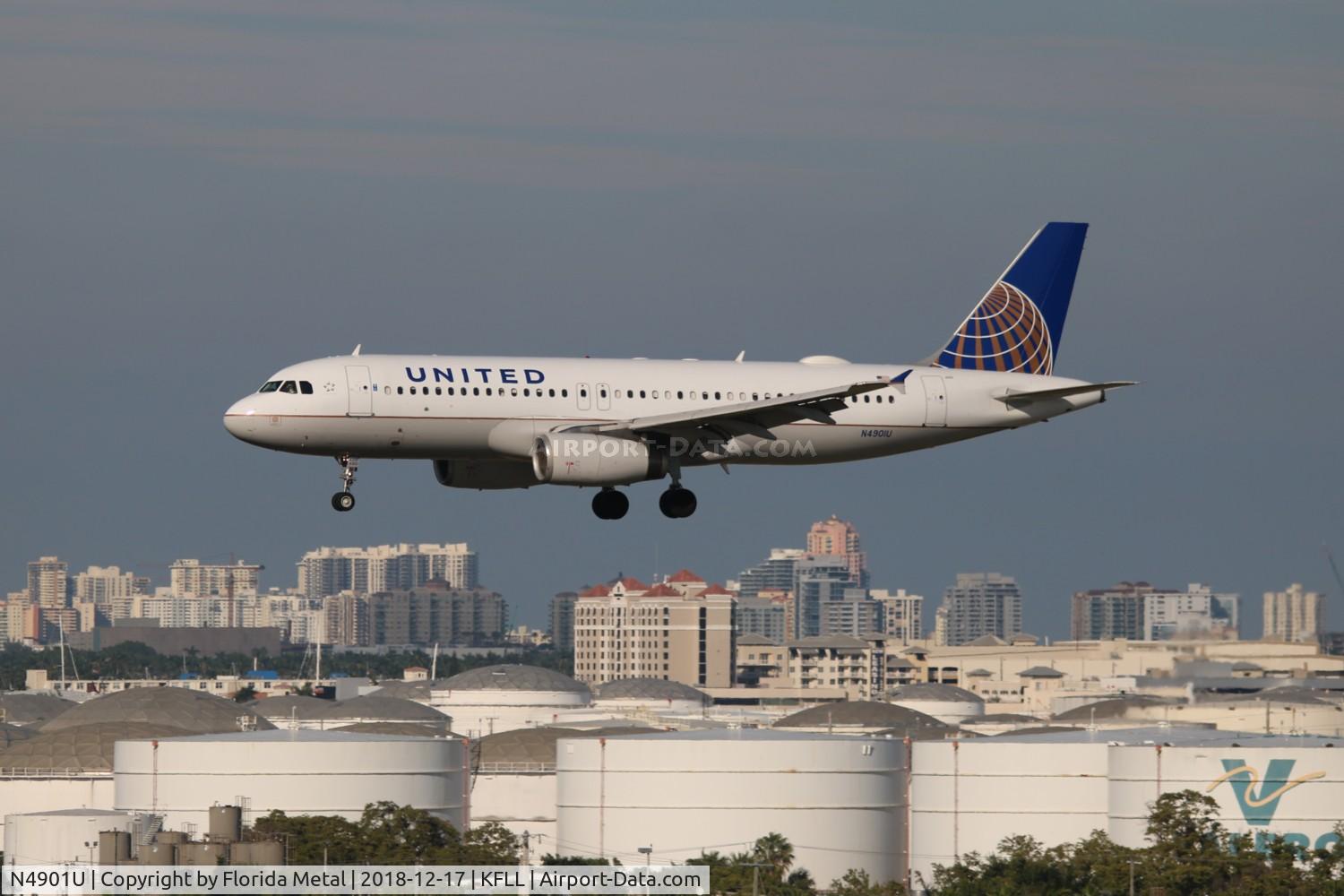 N4901U, 2006 Airbus A320-232 C/N 2680, FLL spotting 2018