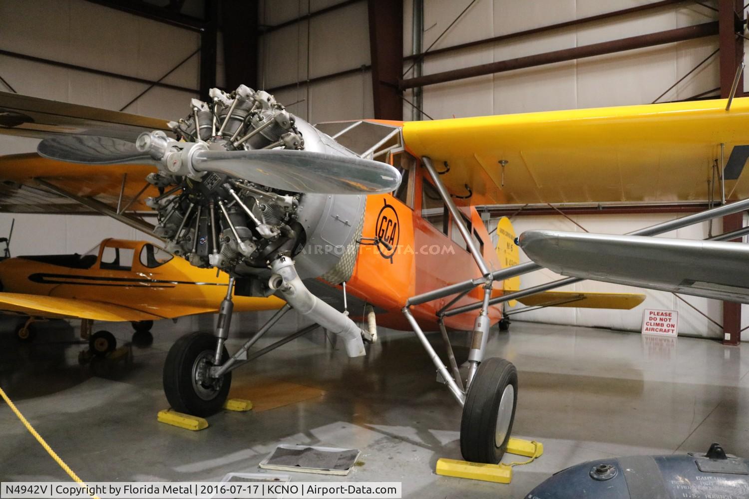 N4942V, 1929 Curtiss-Wright Travel Air A-6000-A C/N 1040, Yanks Air Museum 2016