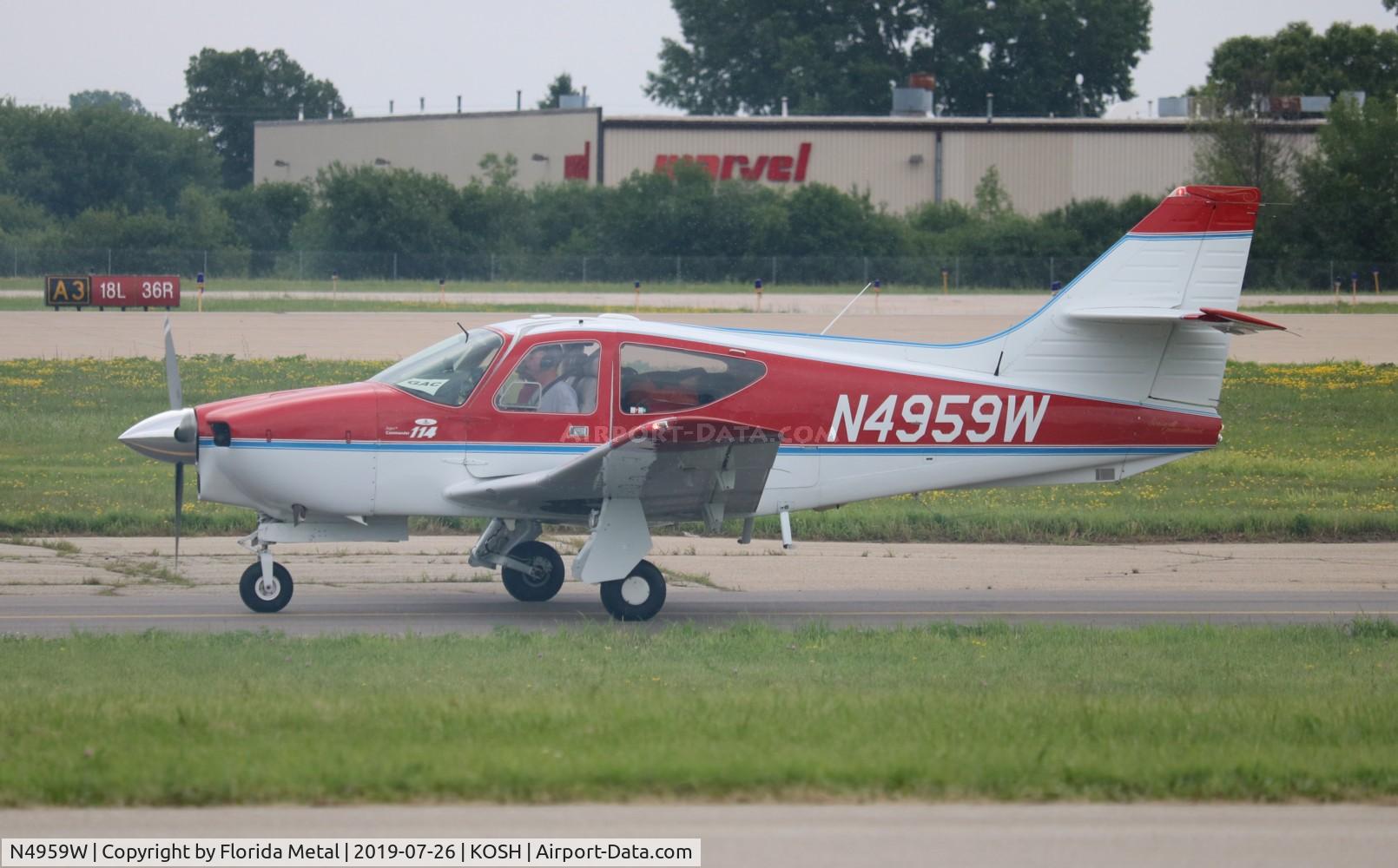 N4959W, 1977 Rockwell International 114 Commander C/N 14279, EAA OSH 2019