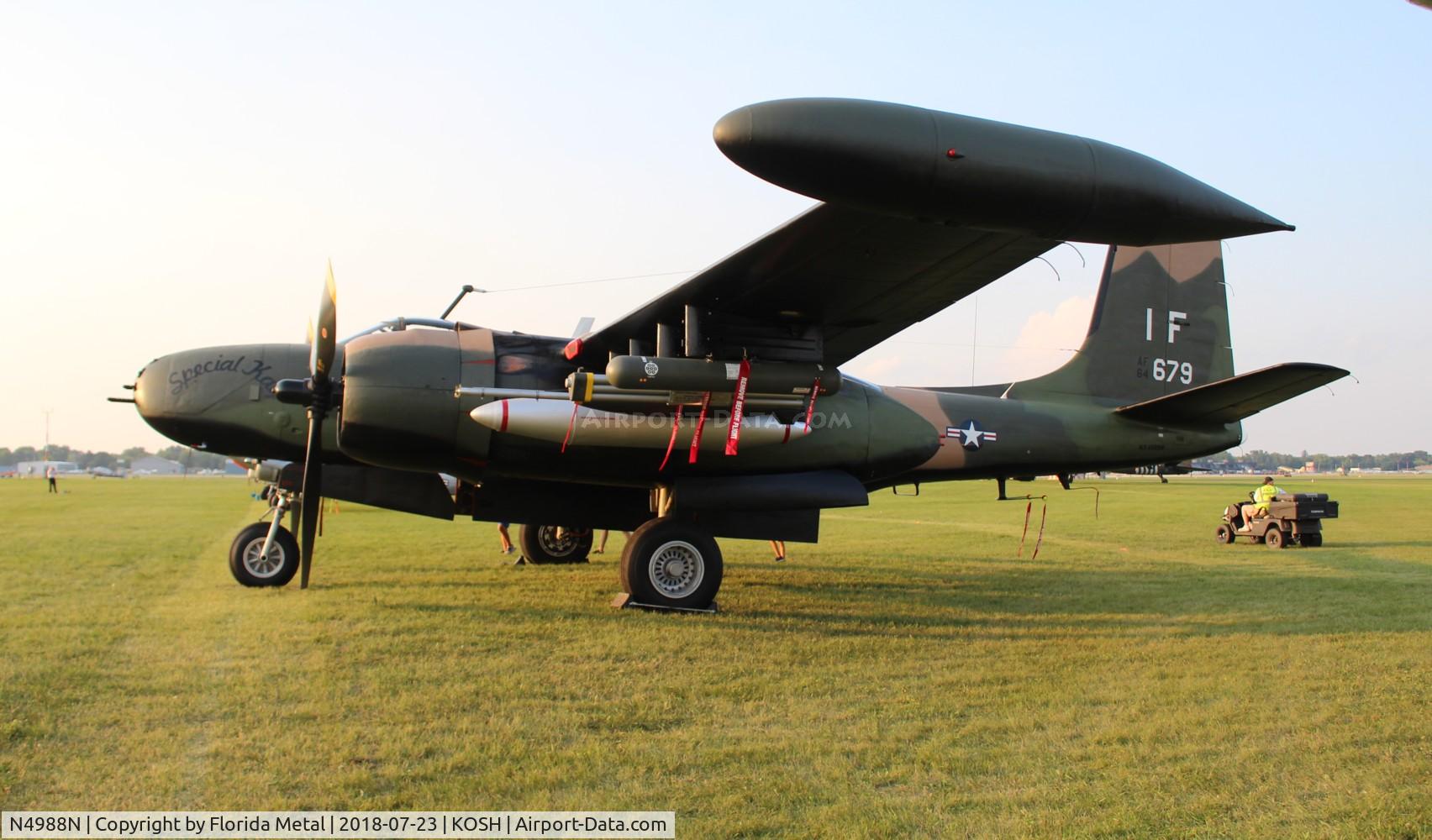 N4988N, 1964 Douglas-On Mark B-26K Counter Invader C/N 27477 (was 44-34198), EAA OSH 2018