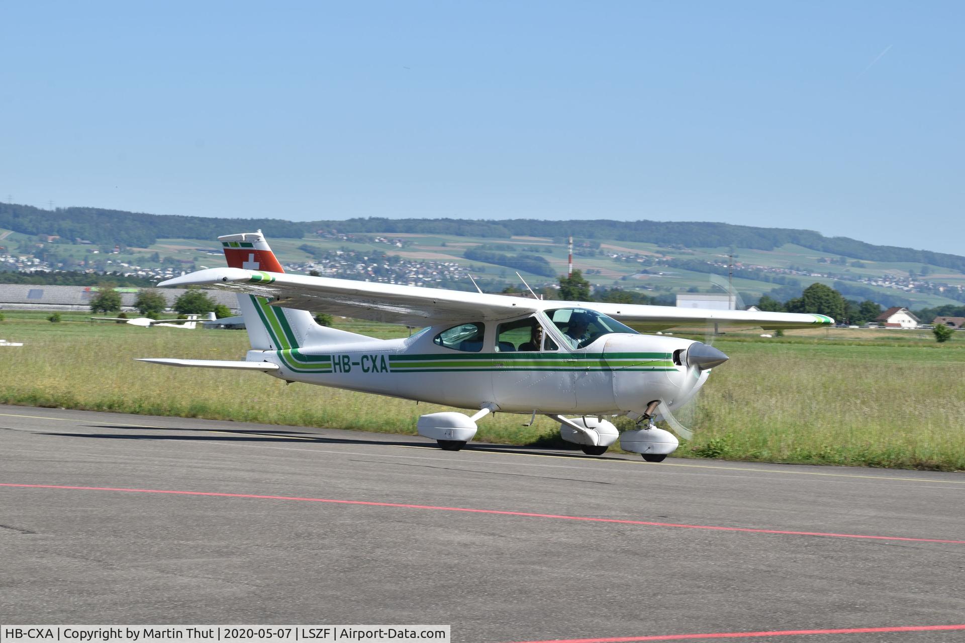 HB-CXA, 1975 Cessna 177B Cardinal C/N 17702234, Taxi to Runway