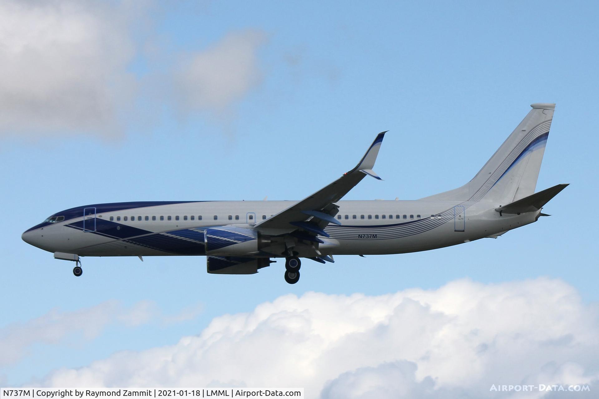 N737M, 2002 Boeing 737-8EQ BBJ C/N 33361, B737-800 N737M EIE Eagle