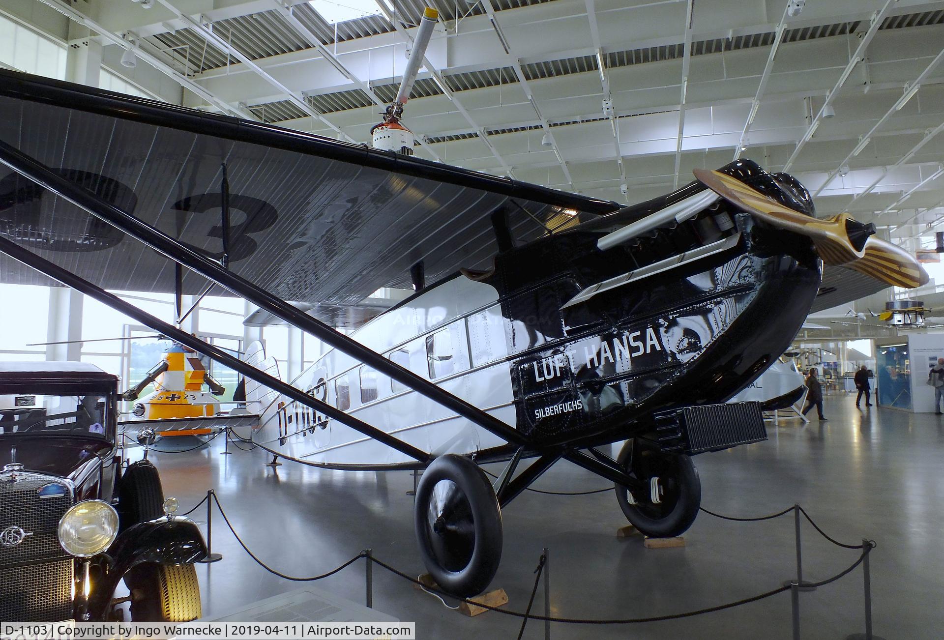 D-1103, Dornier Do B Merkur Replica C/N 88, Dornier Do B Merkur (static replica) at the Dornier Mus, Friedrichshafen