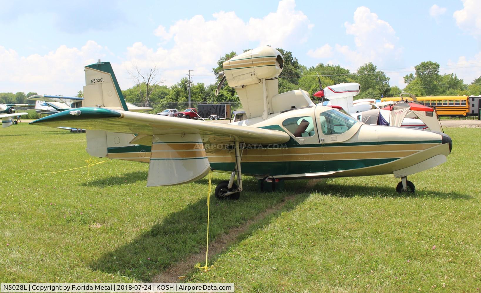 N5028L, 1971 Lake LA-4-200 Buccaneer C/N 485, EAA OSH 2018