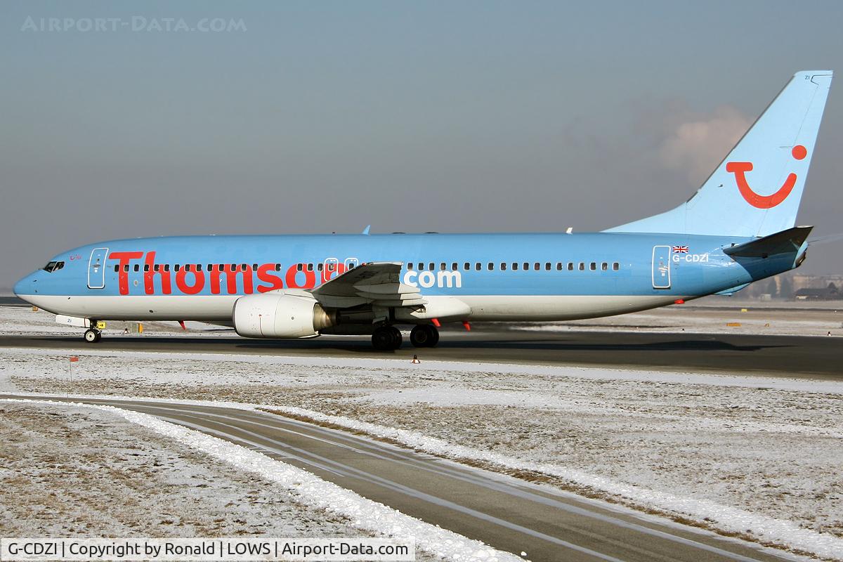 G-CDZI, 2000 Boeing 737-804 C/N 28229, at salzburg