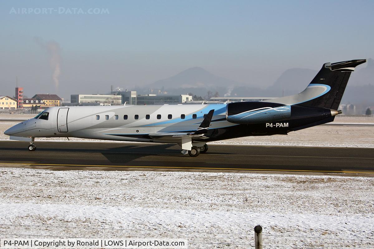 P4-PAM, 2013 Embraer EMB-135BJ Legacy 650 C/N 14501161, at salzburg