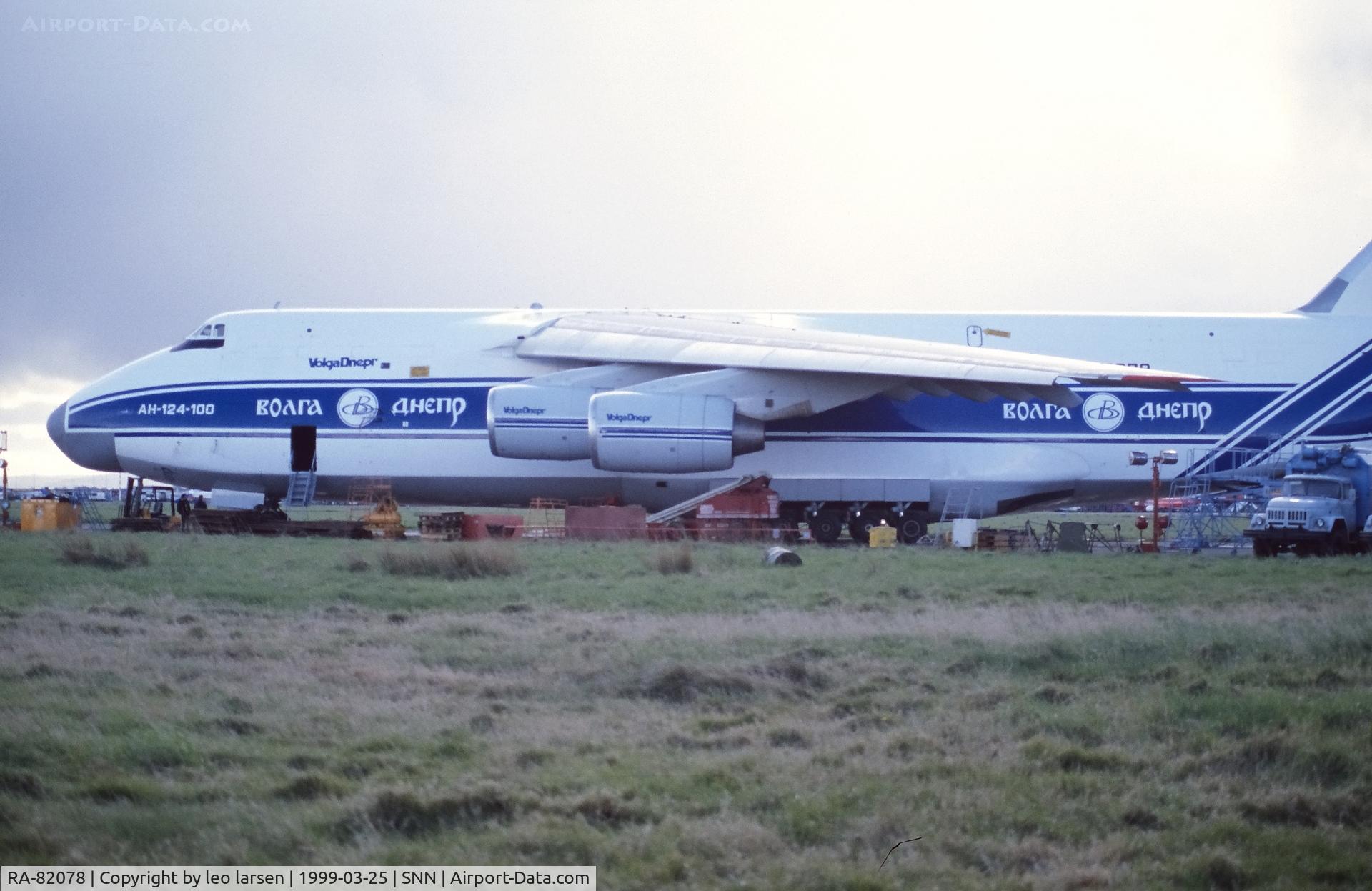 RA-82078, 1996 Antonov An-124-100 Ruslan C/N 9773054559153, Shannon 25.3.1999
