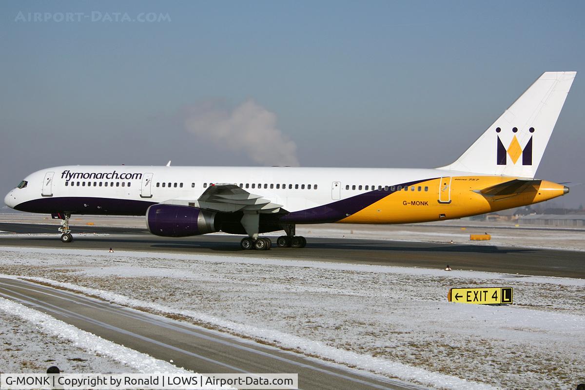 G-MONK, 1988 Boeing 757-2T7 C/N 24105, at salzburg