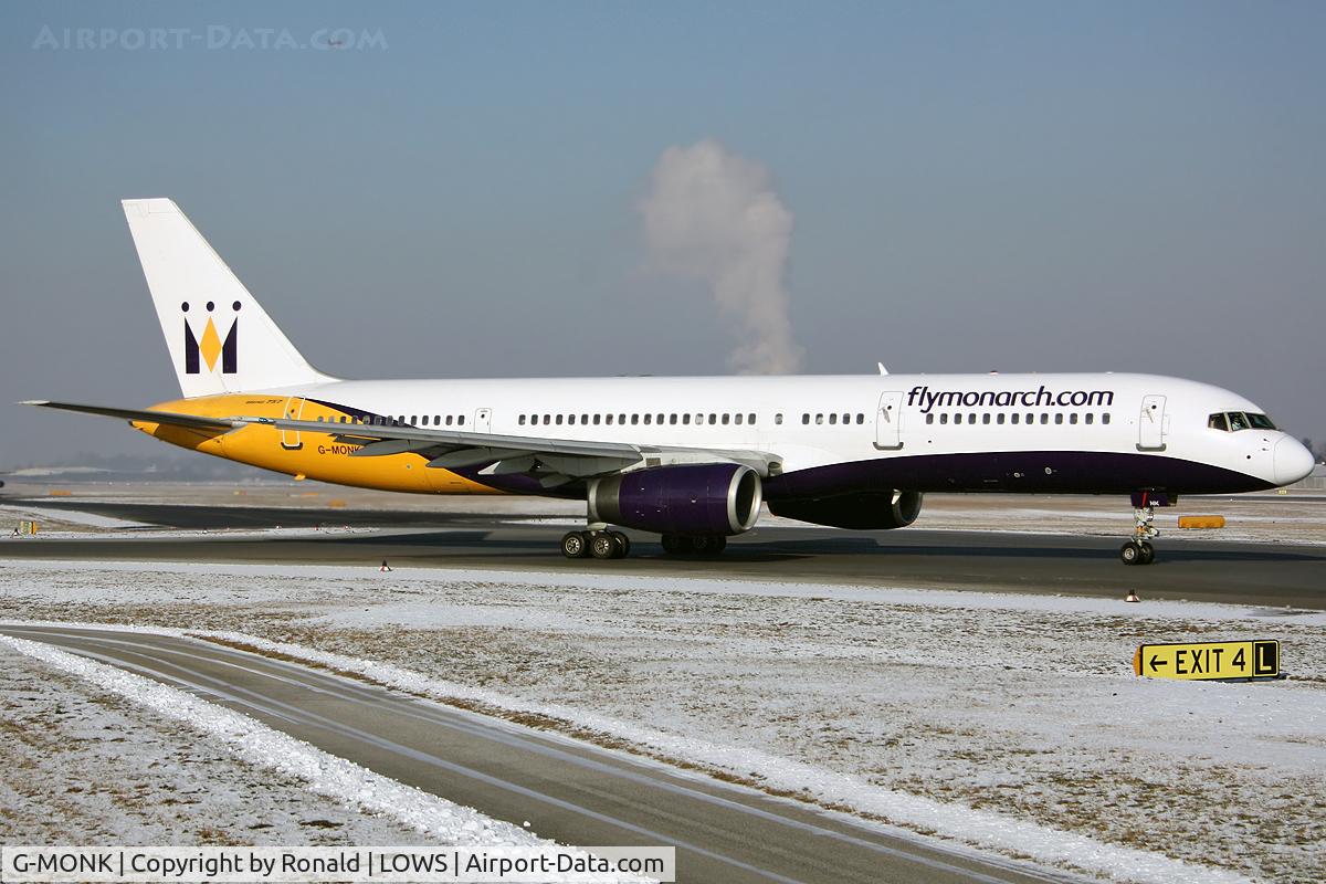 G-MONK, 1988 Boeing 757-2T7 C/N 24105, at salzburg