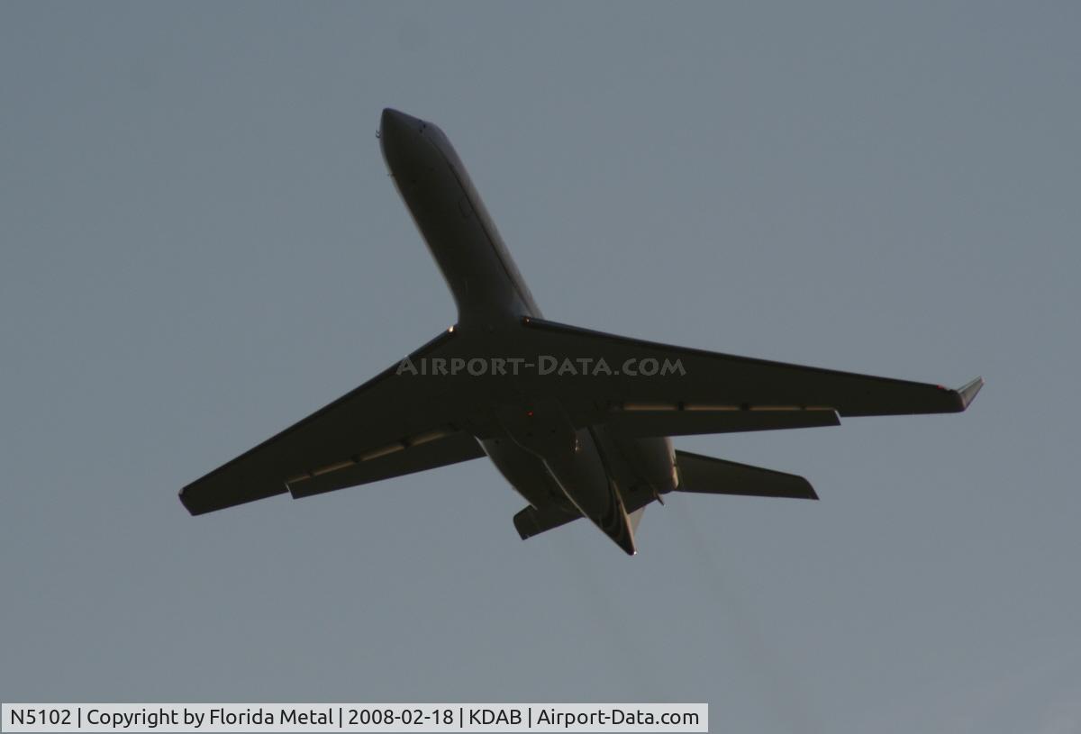 N5102, 1998 Gulfstream Aerospace G-V C/N 551, DAB Spotting 2008