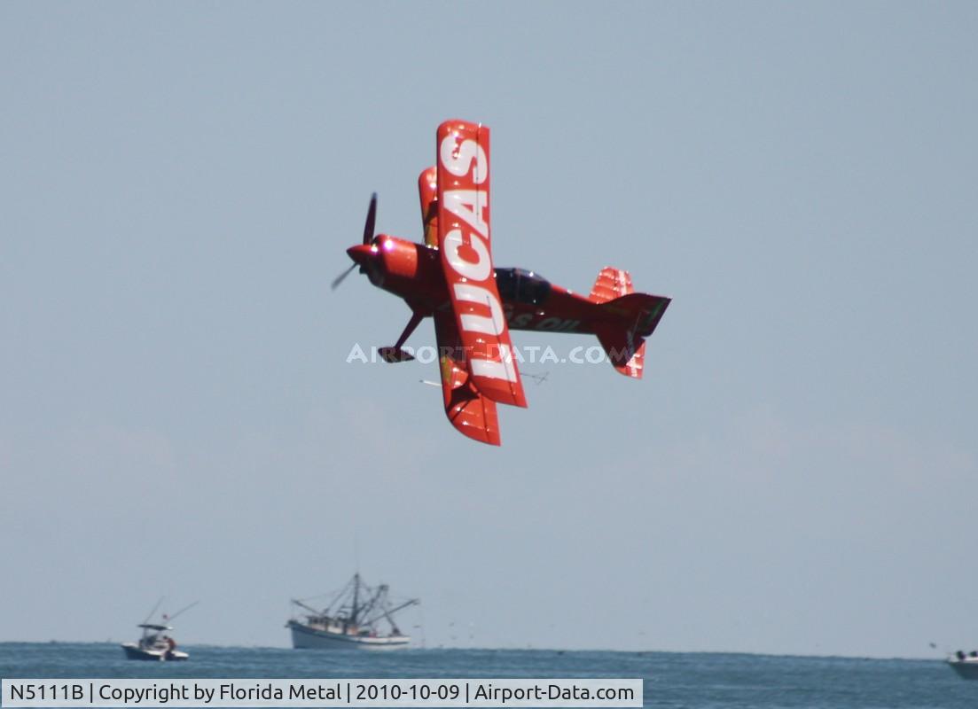 N5111B, 1998 Pitts S-1-11B Super Stinker C/N 4003, Daytona Beach Airshow 2010