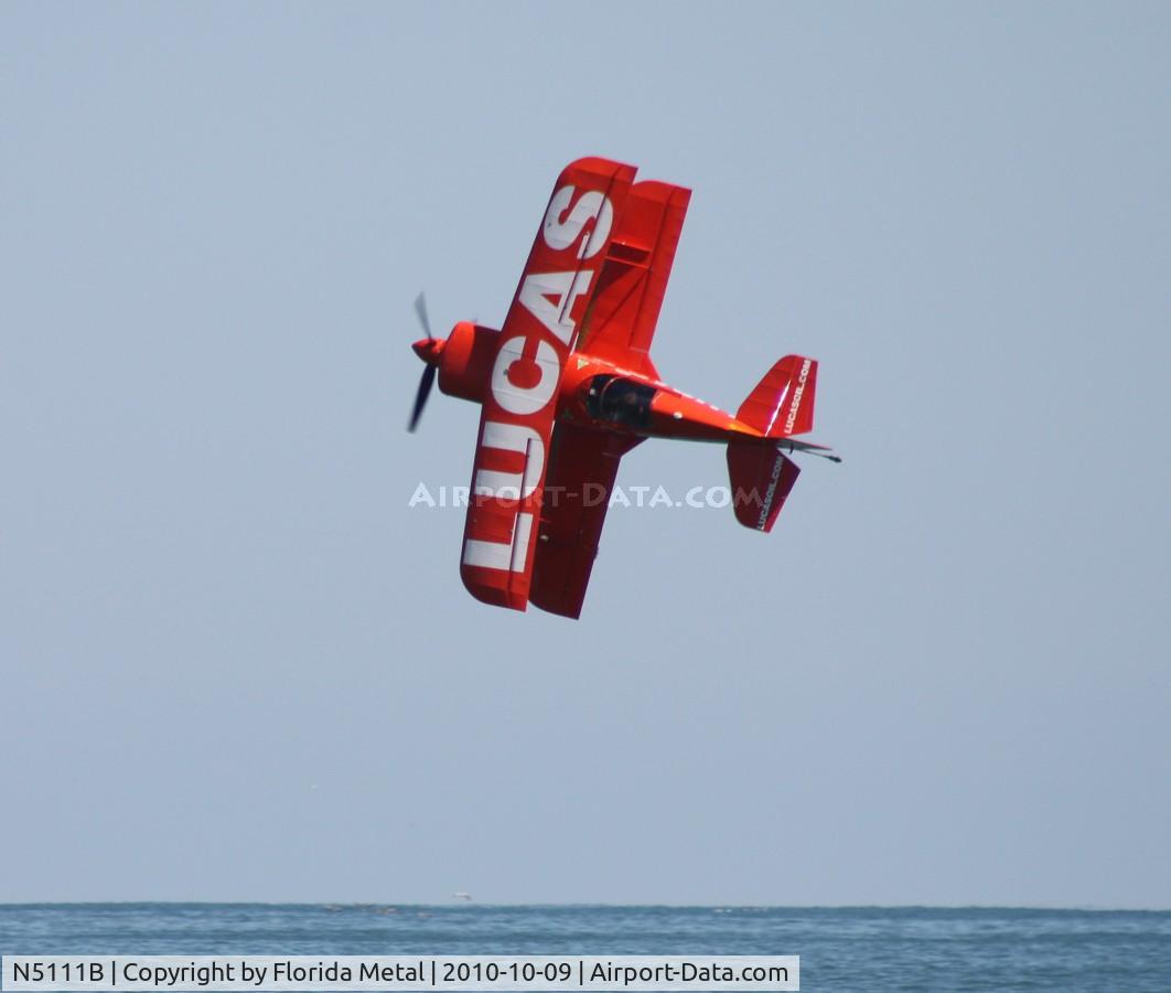 N5111B, 1998 Pitts S-1-11B Super Stinker C/N 4003, Daytona Beach Airshow 2010