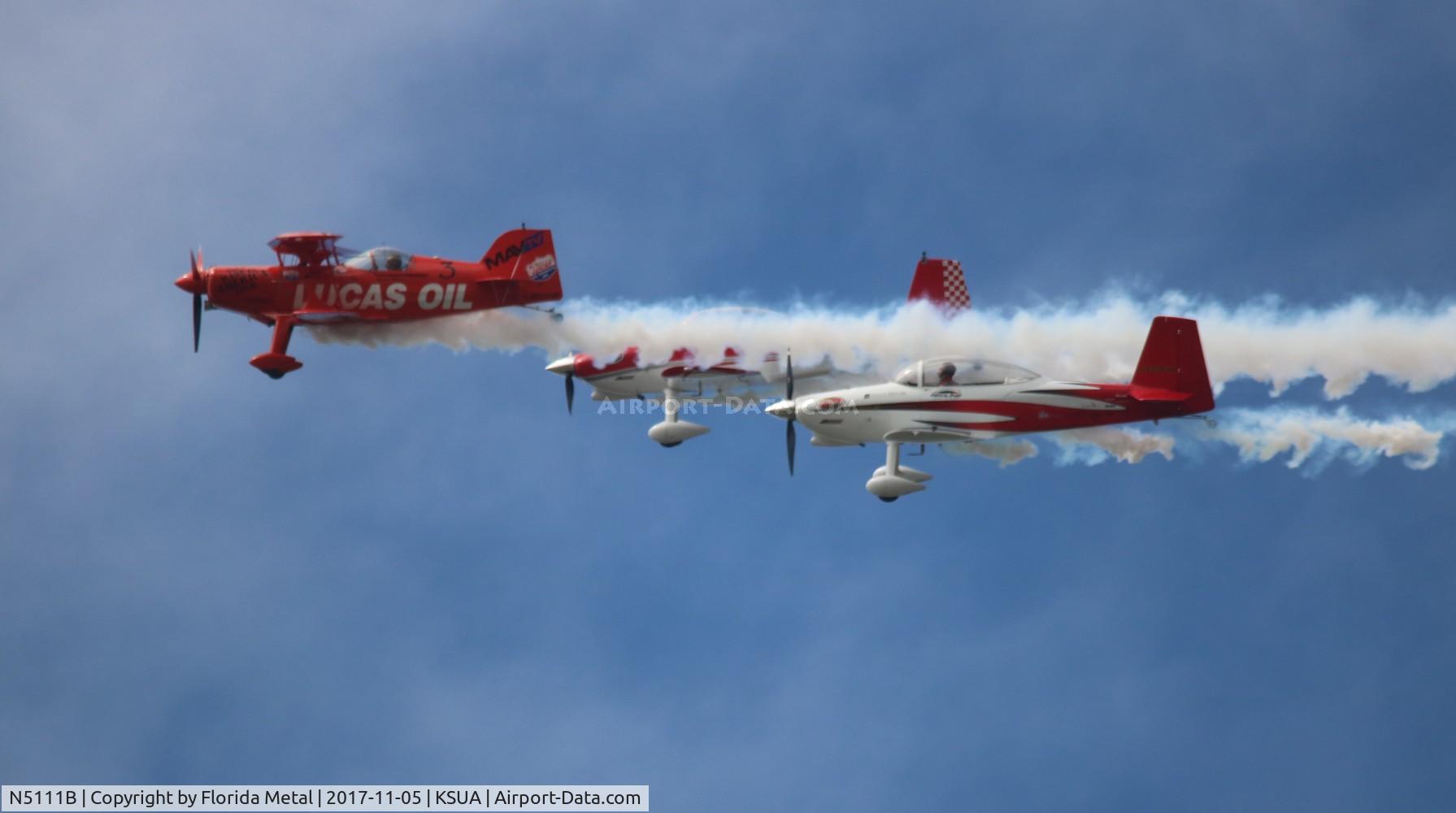 N5111B, 1998 Pitts S-1-11B Super Stinker C/N 4003, Stuart 2017
