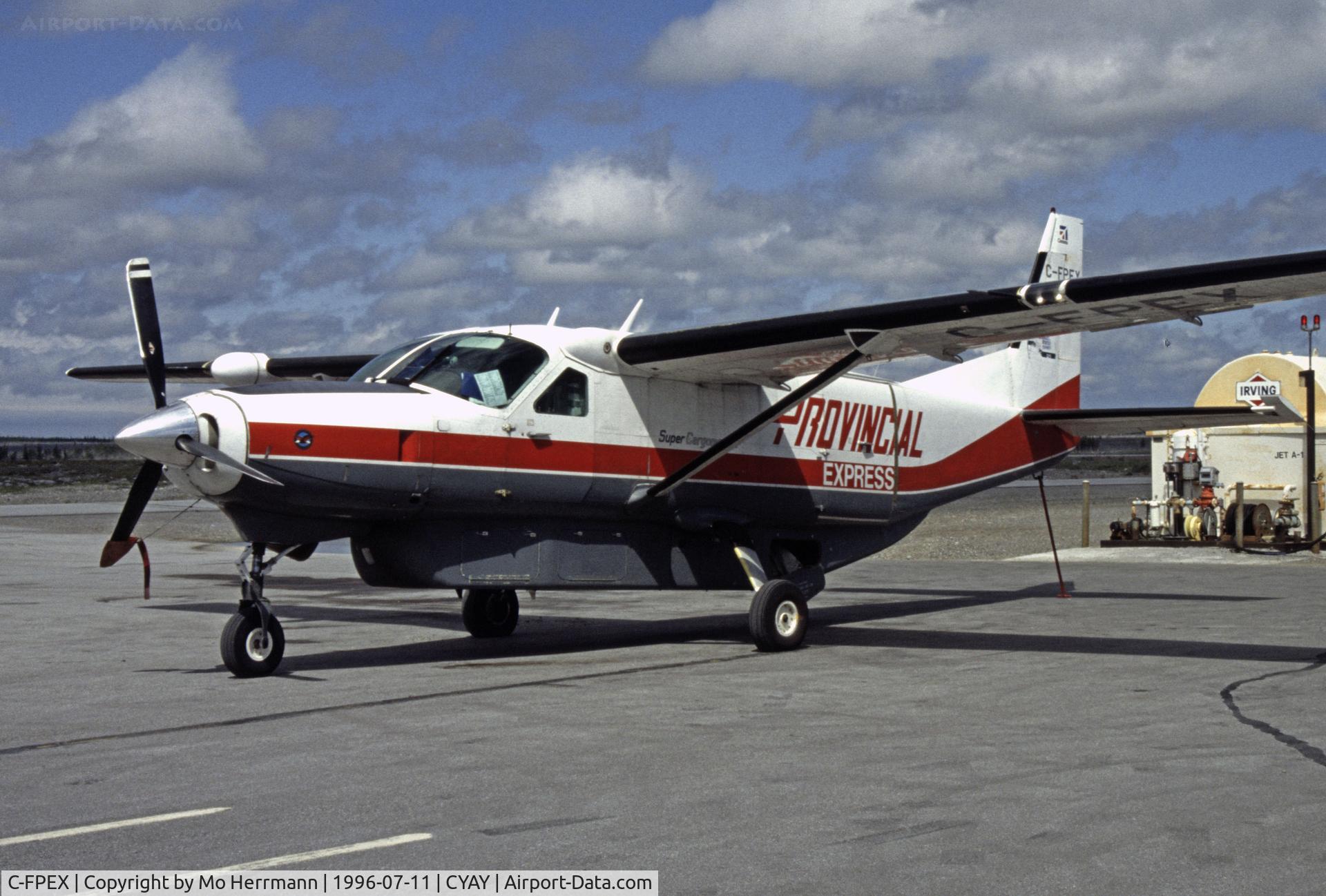 C-FPEX, 1988 Cessna 208B Super Cargomaster C/N 208B0118, taken at St. Anthony, NFLD