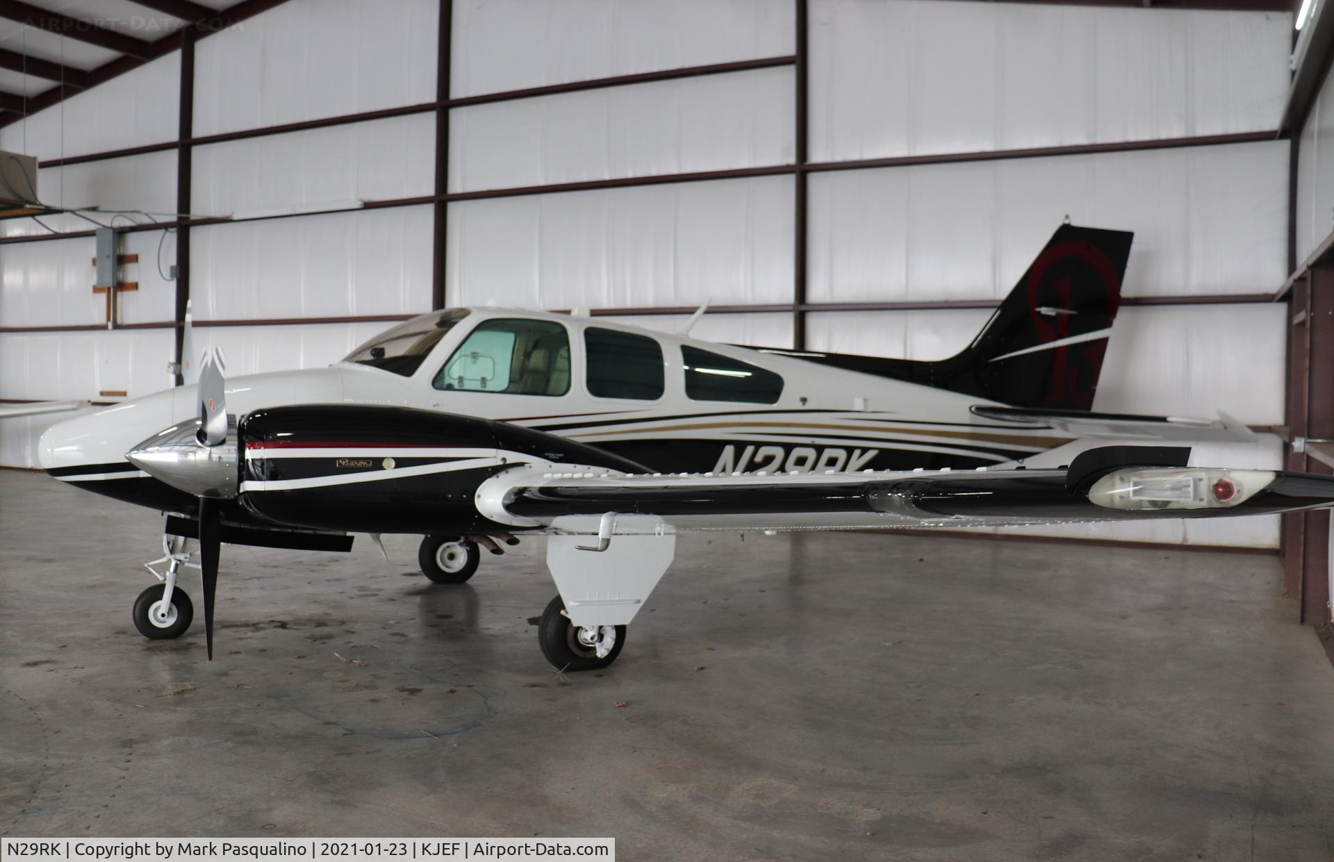 N29RK, 1982 Beech B55 C/N TC-2451, Beech B55