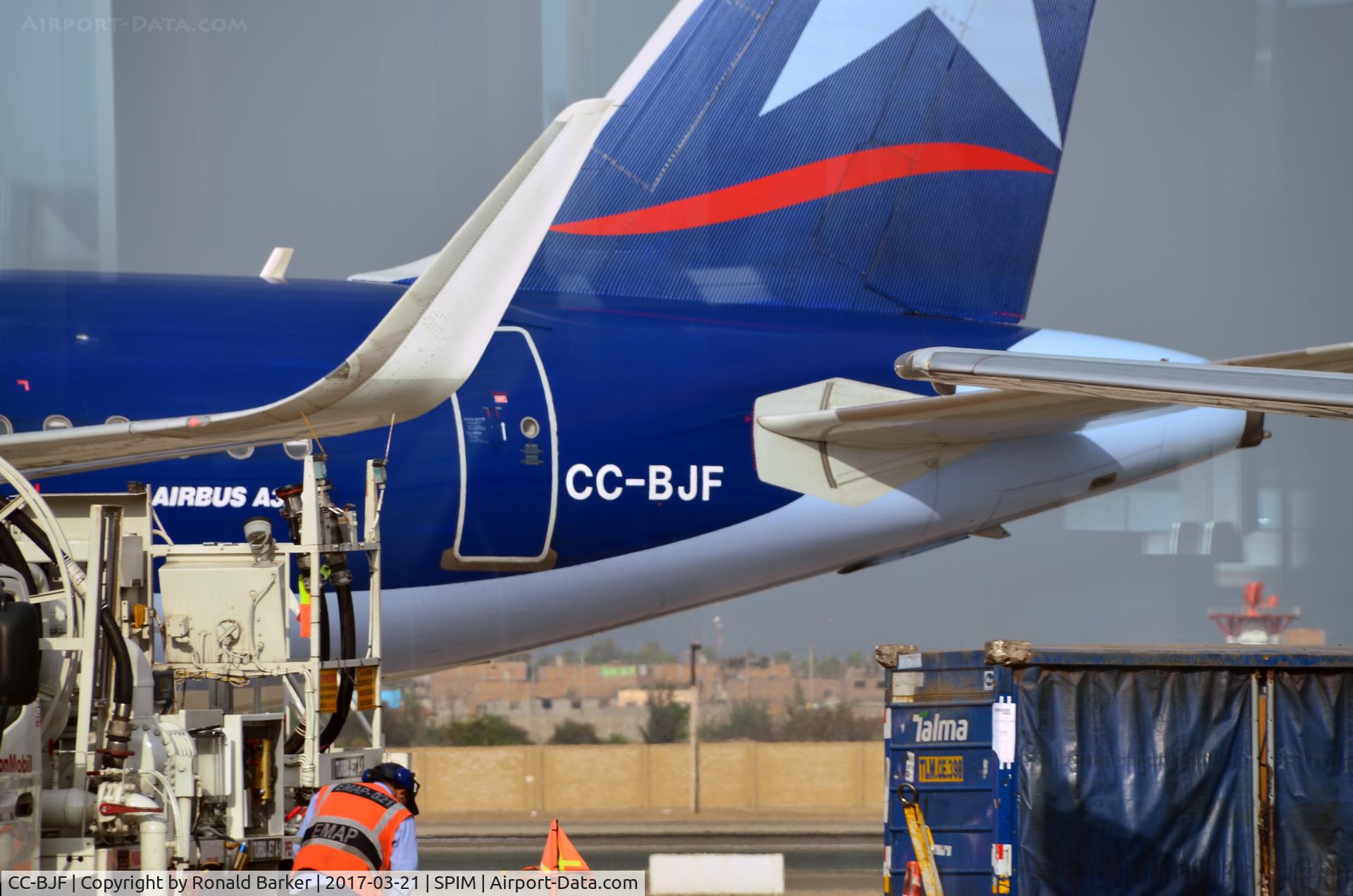 CC-BJF, 2013 Airbus A320-214 C/N 5666, Push back Lima