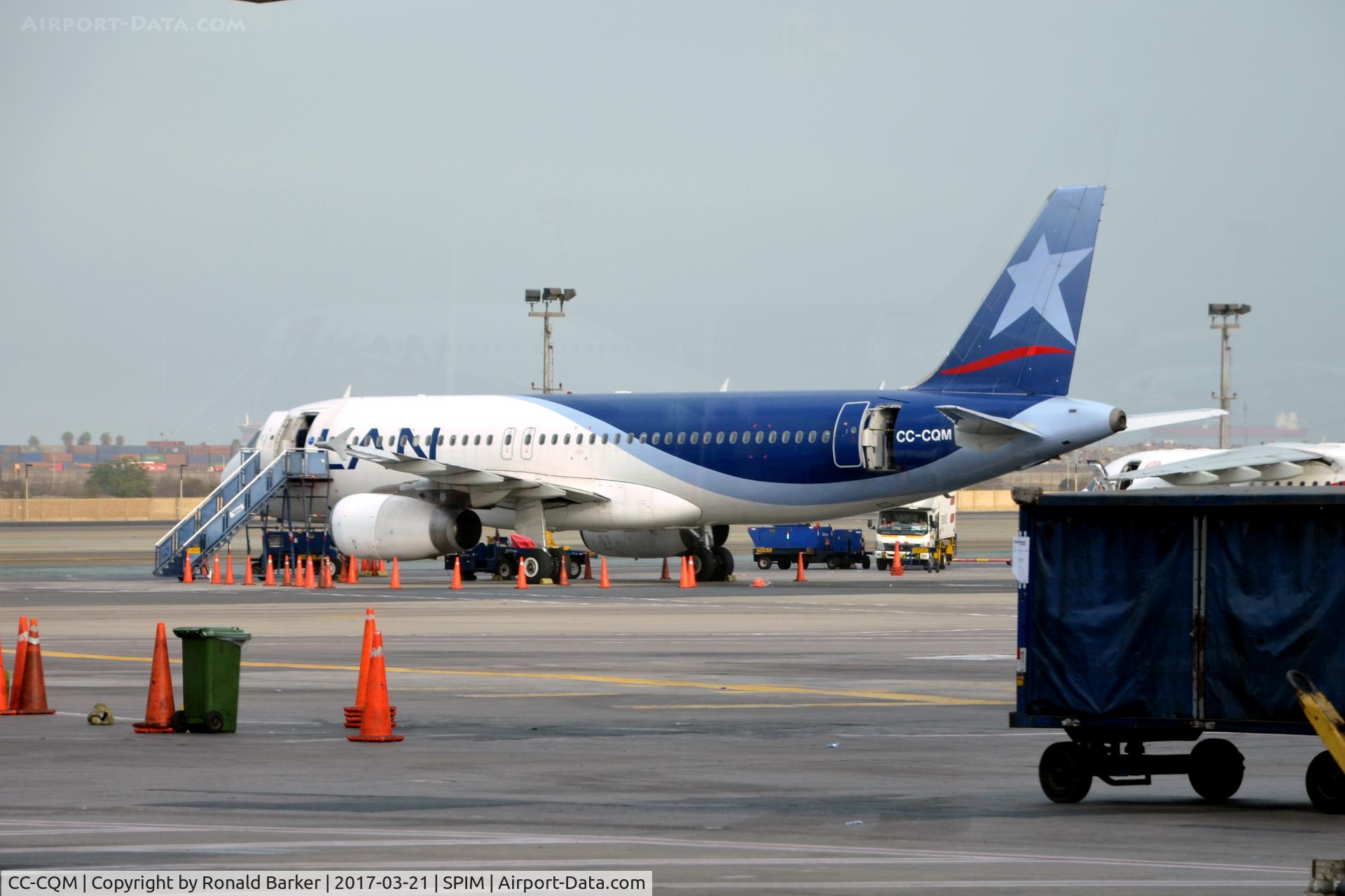 CC-CQM, 2007 Airbus A320-233 C/N 3280, Parked Lima