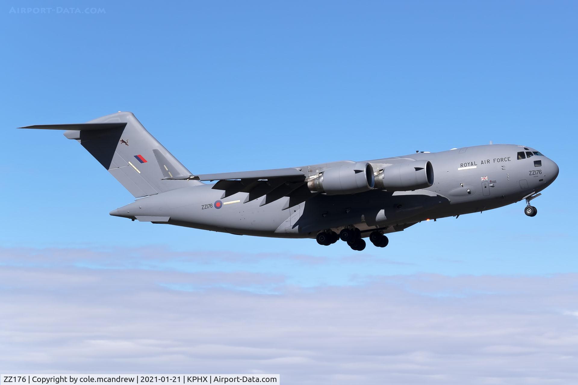 ZZ176, 2008 Boeing C-17A Globemaster III C/N F-190, RRR6672