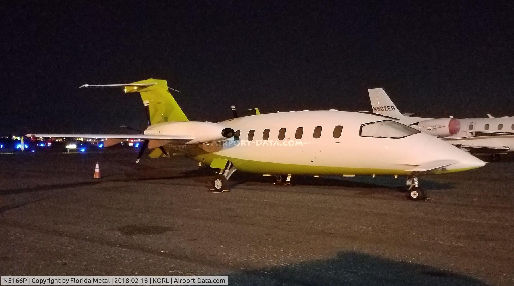 N5166P, 2007 Piaggio P-180 C/N 1129, ORL spotting 2018