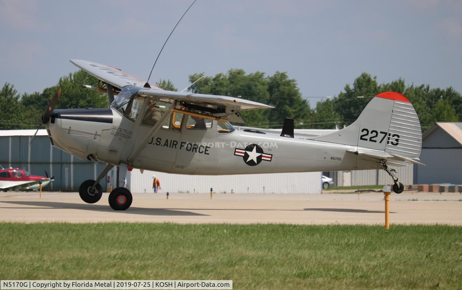 N5170G, 1951 Cessna 305A C/N 22713, EAA OSH 2019