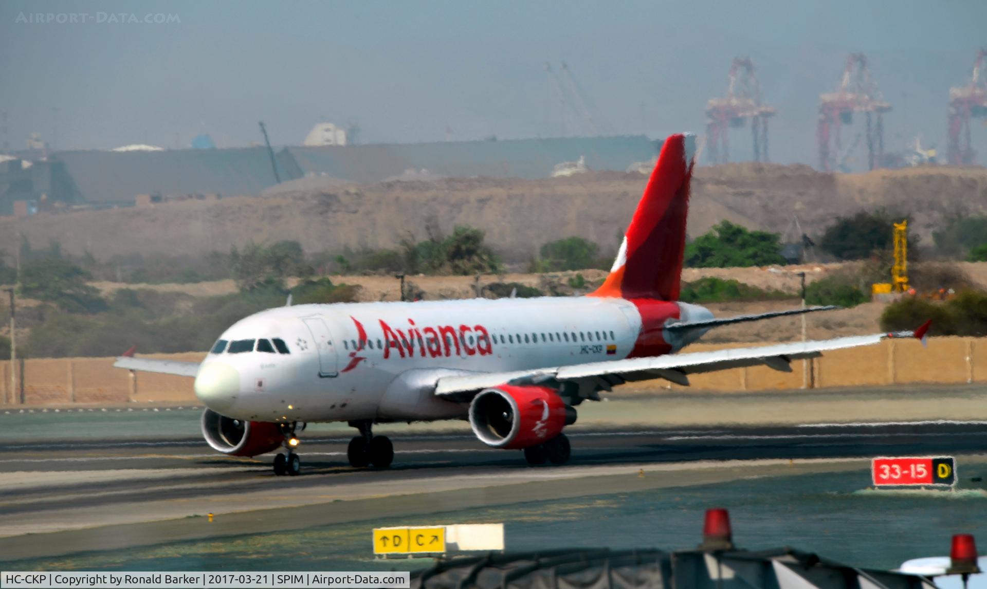 HC-CKP, 2004 Airbus A319-112 C/N 2126, Taxi Lima