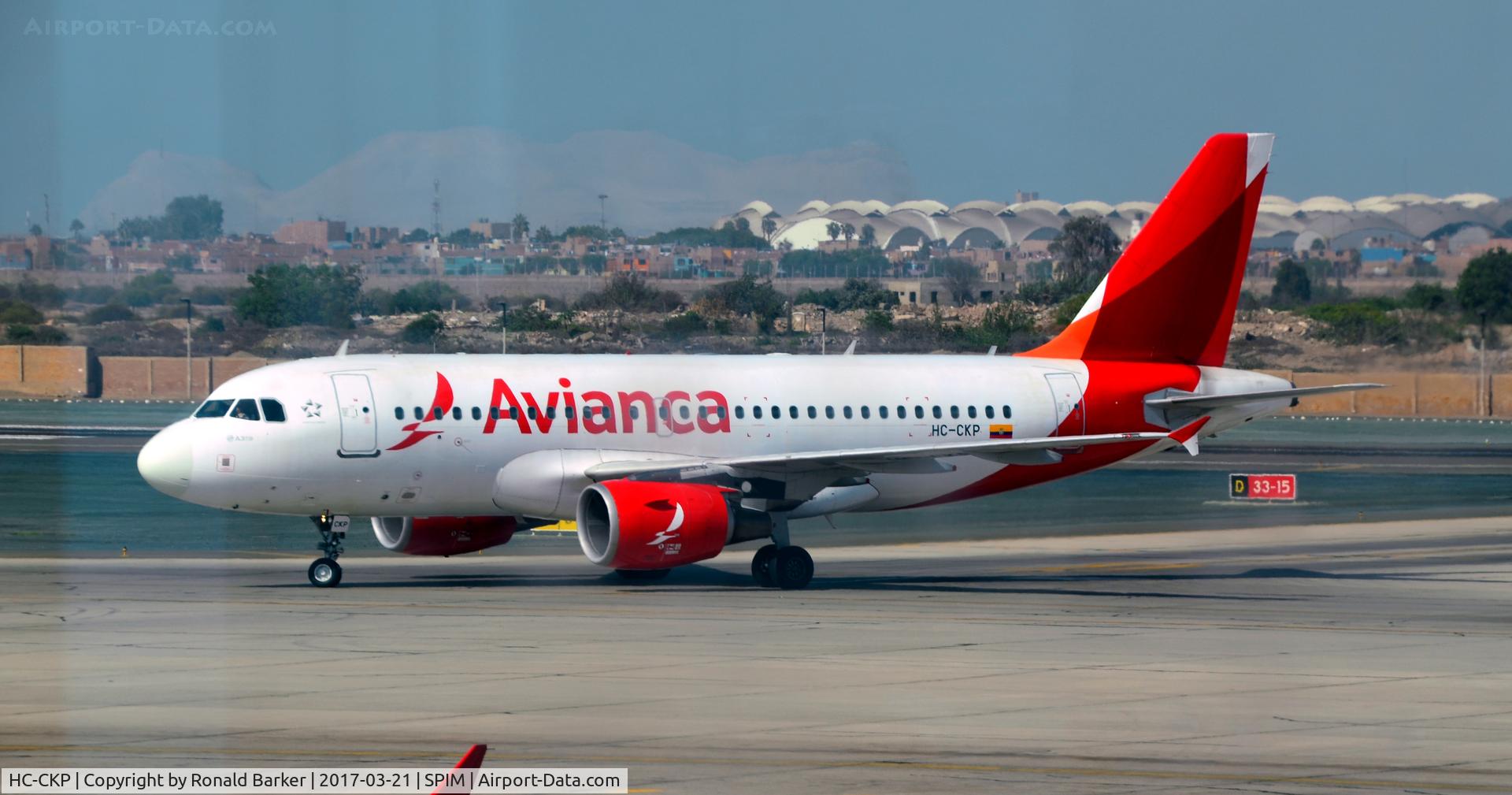 HC-CKP, 2004 Airbus A319-112 C/N 2126, Taxi Lima