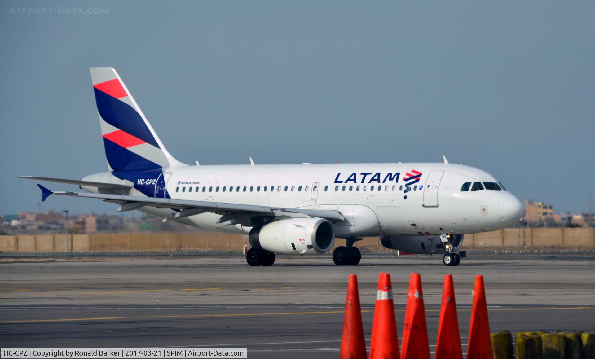 HC-CPZ, 2011 Airbus A319-132 C/N 4598, Taxi Lima