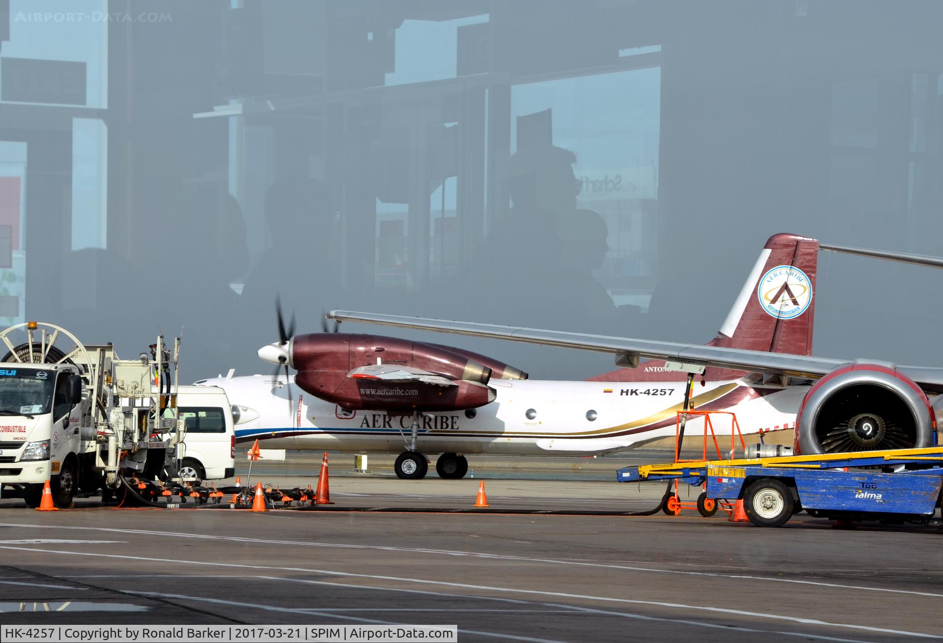 HK-4257, 1992 Antonov An-32B C/N 3203, Taxi Lima