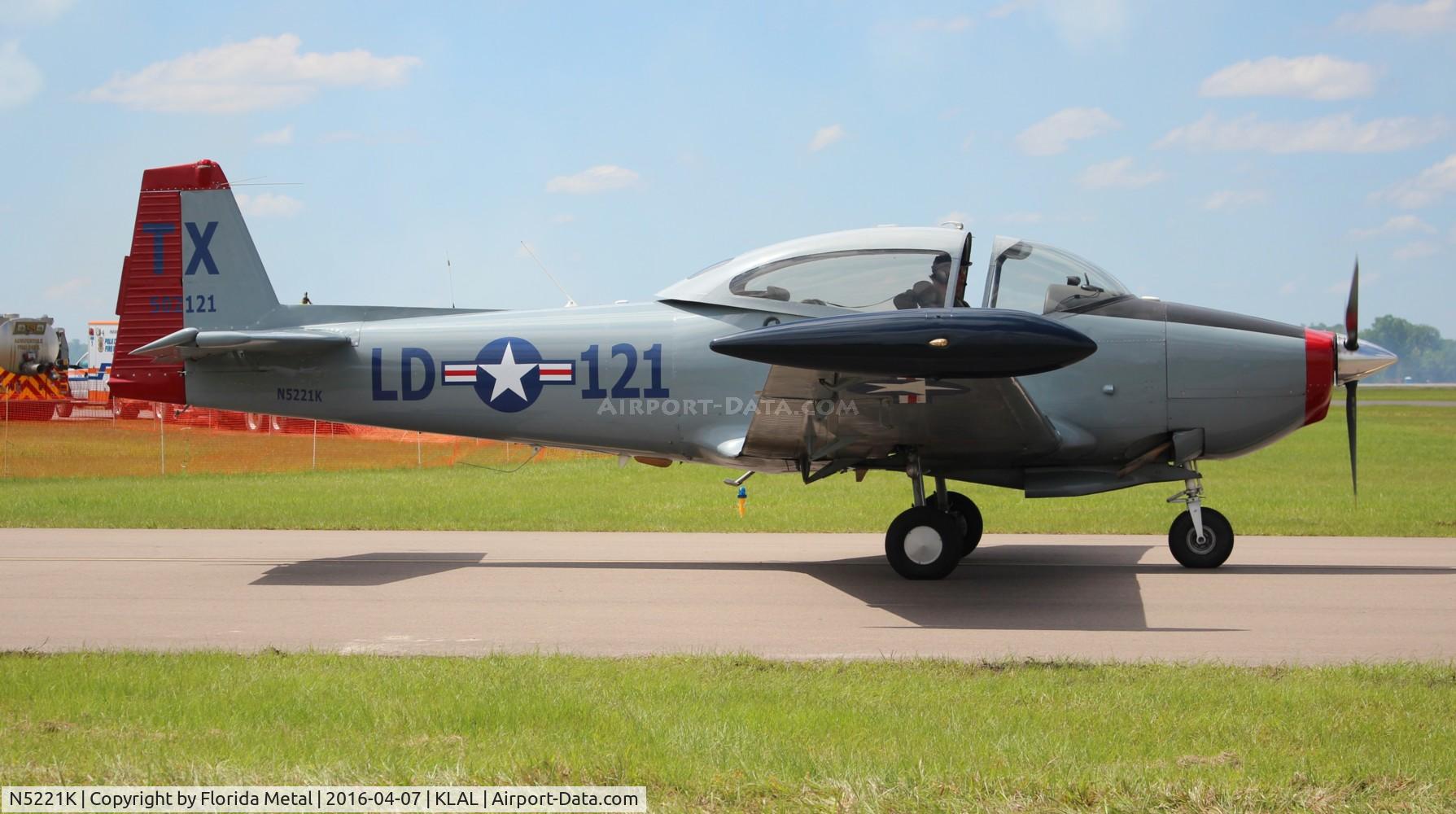 N5221K, 1950 Ryan Navion B C/N NAV-4-2121B, SNF LAL 2016