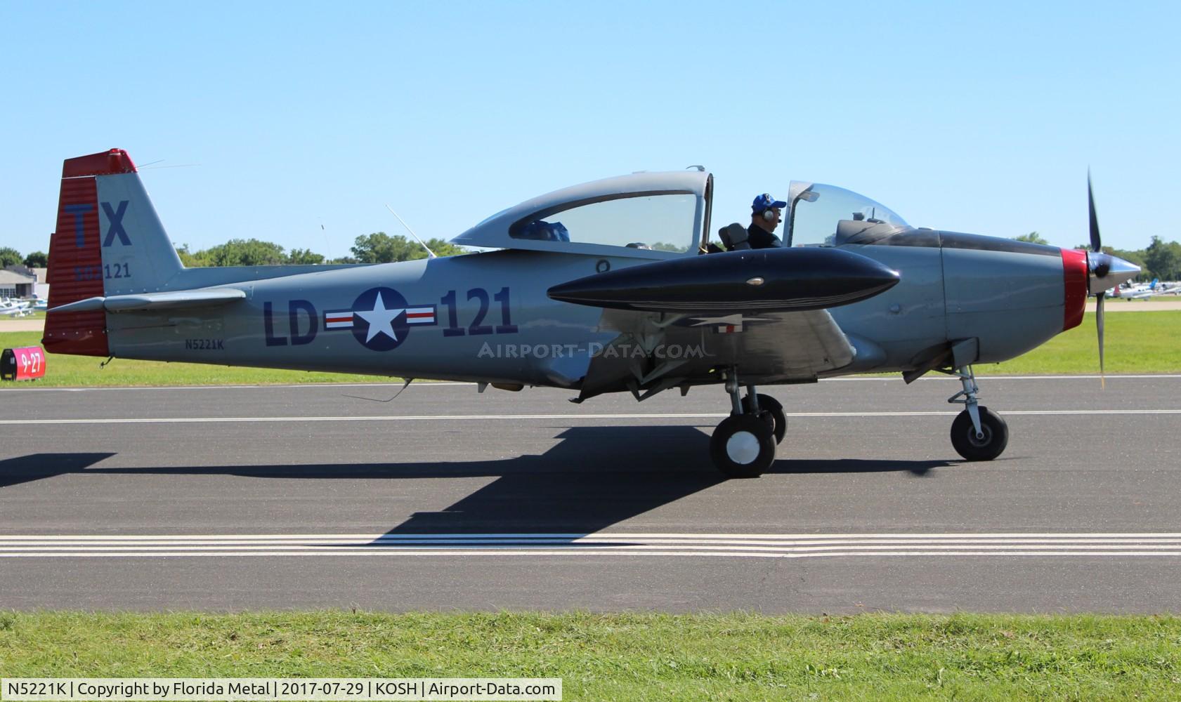 N5221K, 1950 Ryan Navion B C/N NAV-4-2121B, EAA OSH 2017