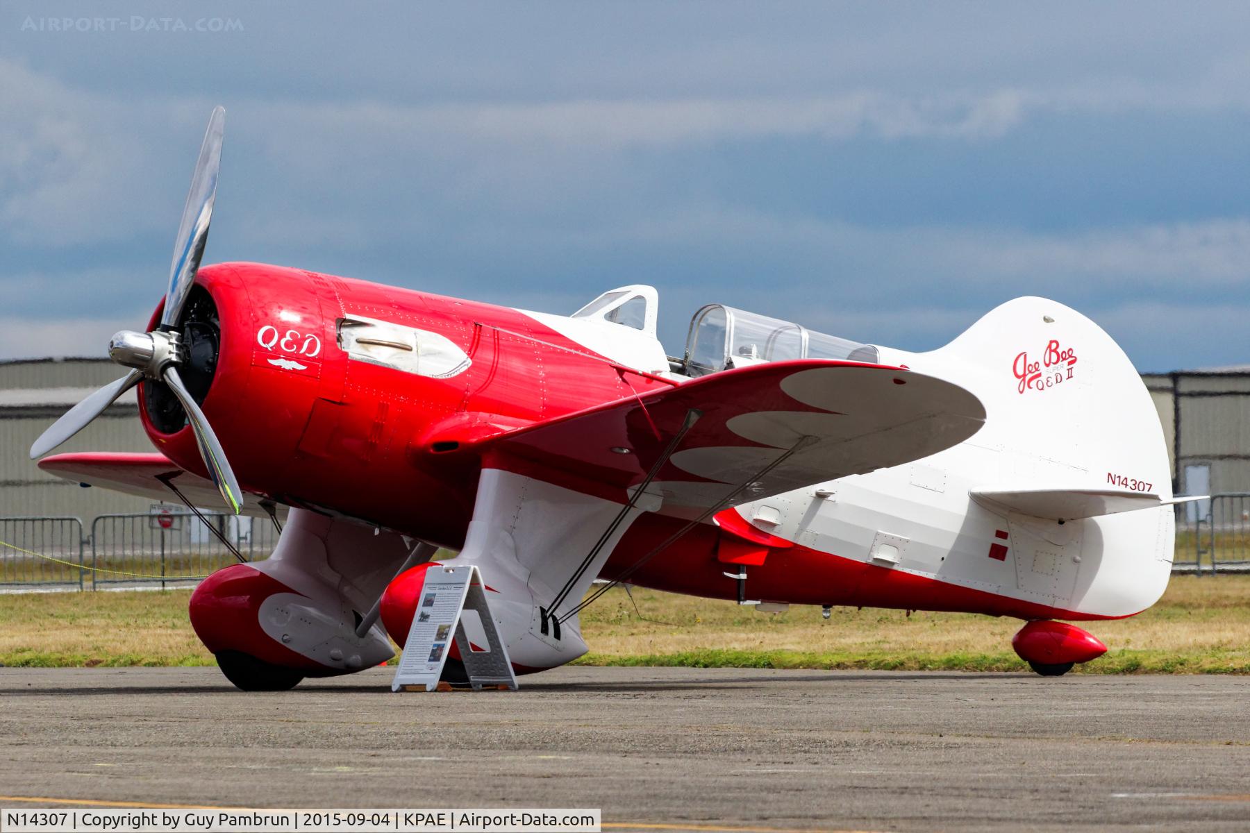 N14307, 2013 Granville Brothers Gee Bee Sportster Replica C/N 1 (N14307), On display at Heritage Flight Museum
