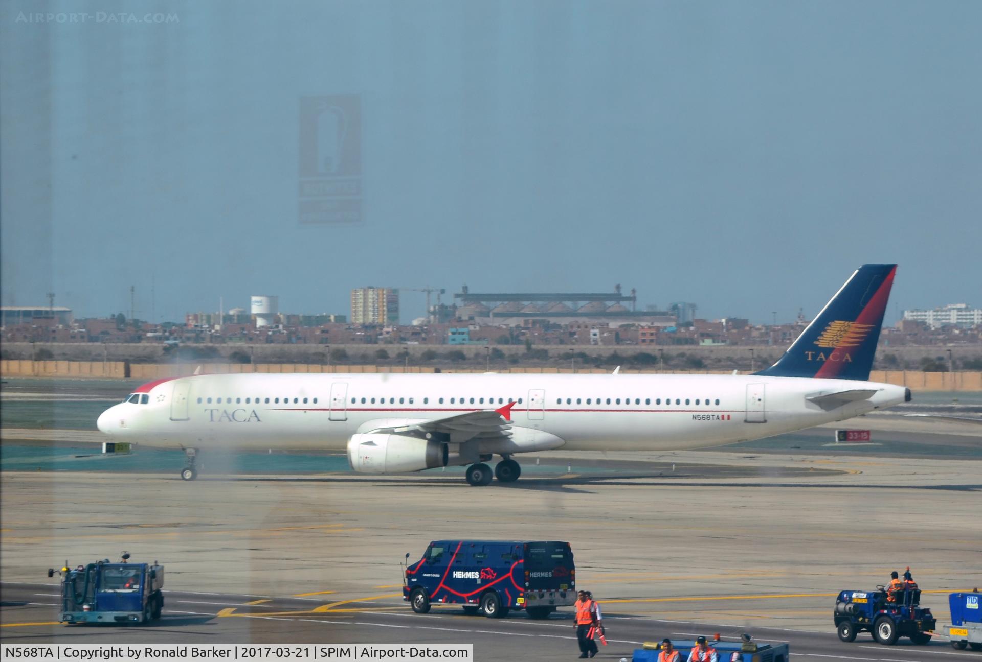 N568TA, 2006 Airbus A321-231 C/N 2687, Taxi Lima