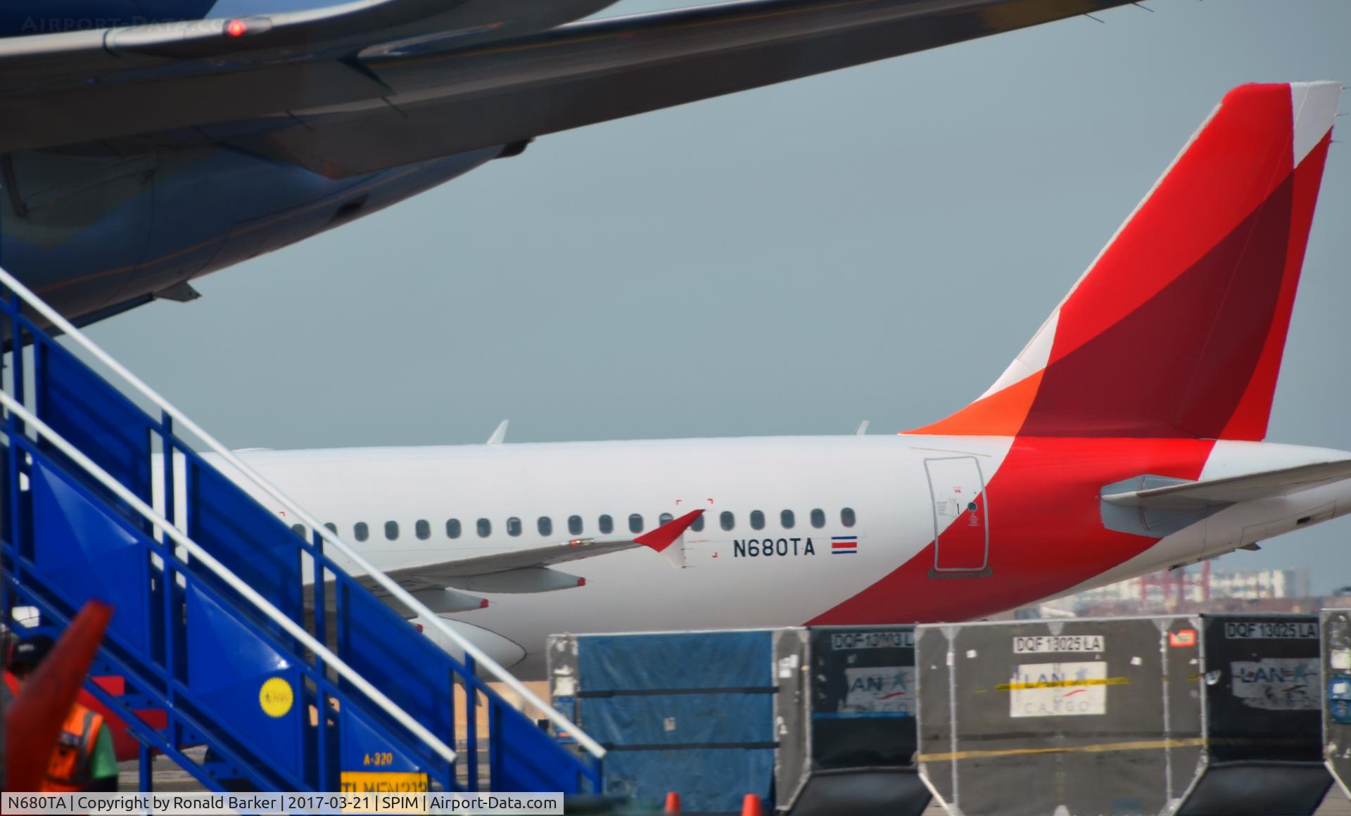 N680TA, 2008 Airbus A320-233 C/N 3538, Taxi Lima