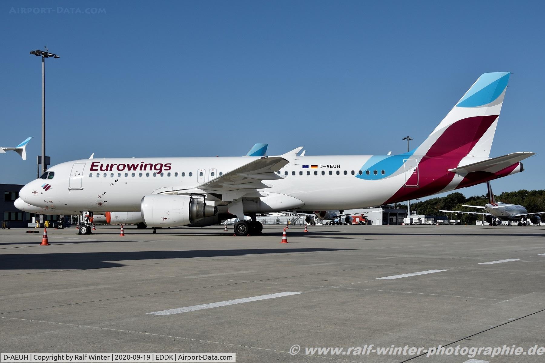D-AEUH, 2010 Airbus A320-214 C/N 4329, Airbus A320-214 - EW EWG Eurowings opby Germanwings - 4329 - D-AEUH - 19.09.2020 - CGN