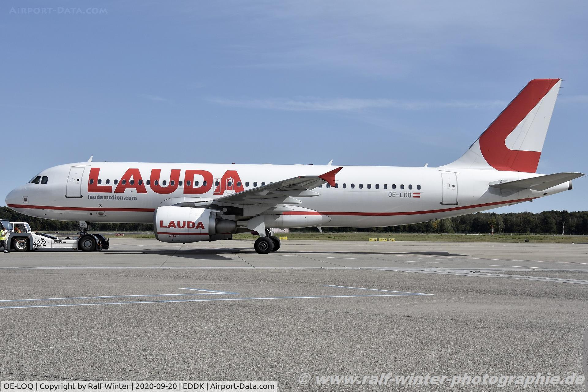 OE-LOQ, 2007 Airbus A320-214 C/N 3131, Airbus A320-214 - OE LDM LaudaMotion - 3131 - OE-LOQ - 20.09.2020 - CGN