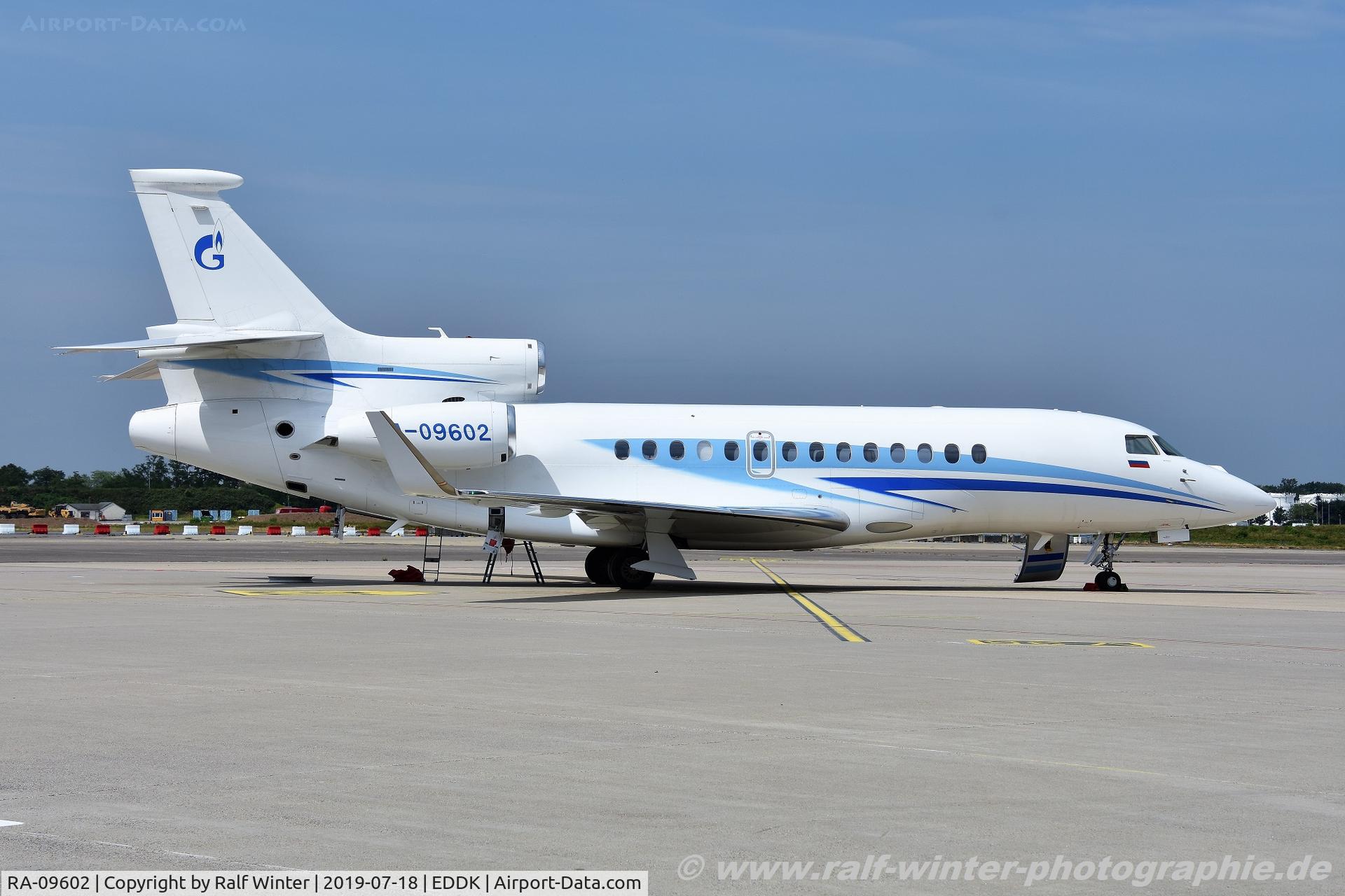 RA-09602, 2015 Dassault Falcon 7X C/N 256, Dassault Falcon 7X - 4G GZP Gazpromavia - 256 - RA-09602 - 18.07.2019 - CGN