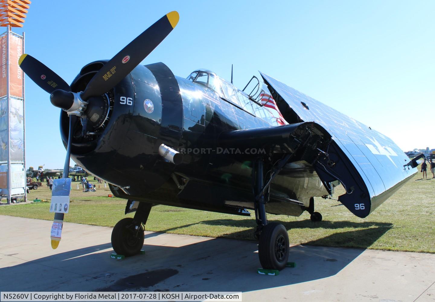 N5260V, 1945 Grumman TBM-3E Avenger C/N 4631 (Bu91726), EAA OSH 2017