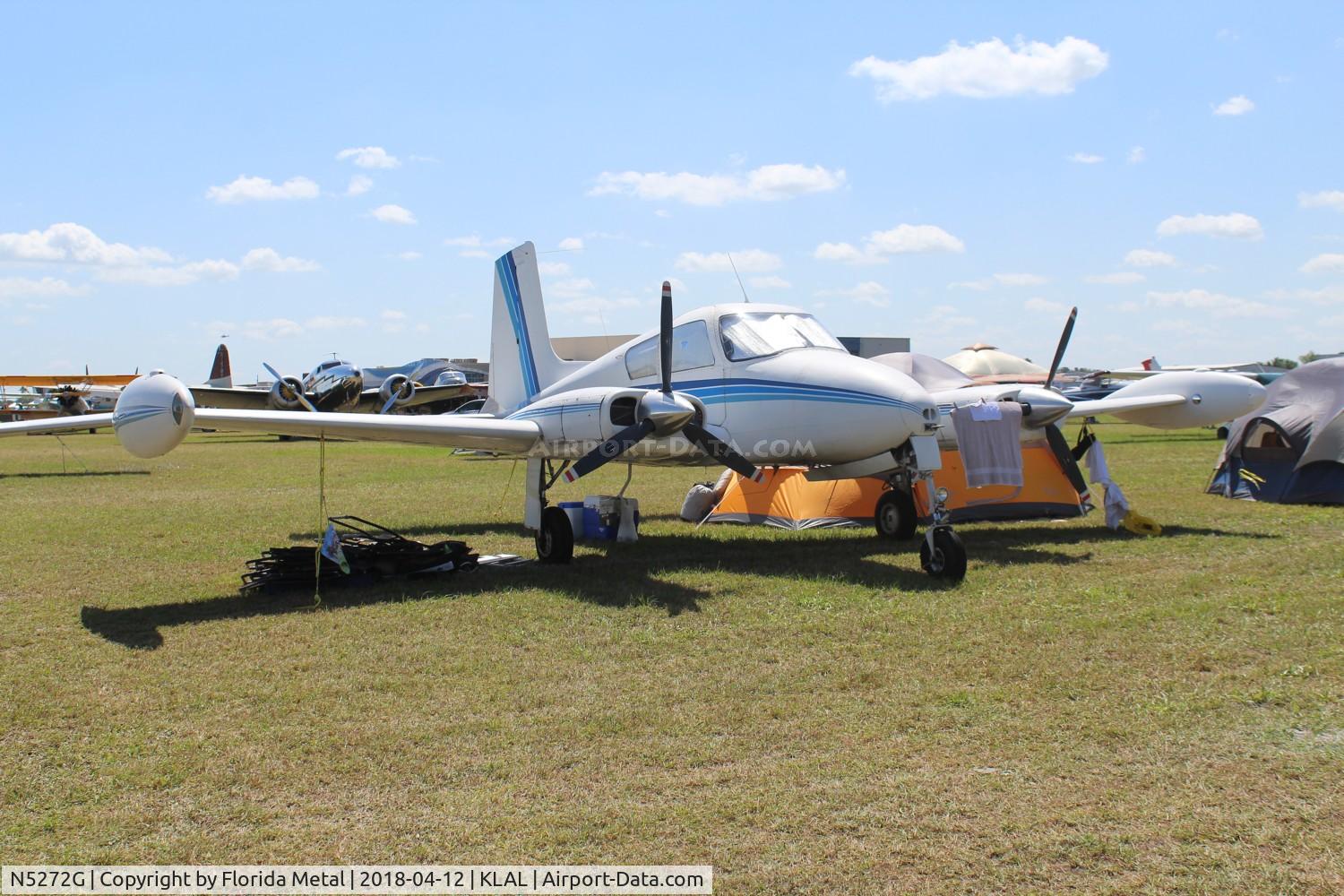 N5272G, 1957 Cessna U-3A Blue Canoe (310A) C/N 38060, SNF LAL 2018