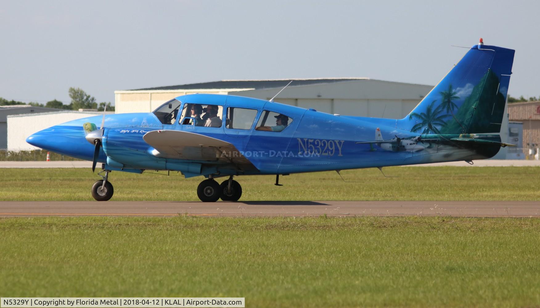 N5329Y, 1963 Piper PA-23-250 Aztec C/N 27-2406, SNF LAL 2018