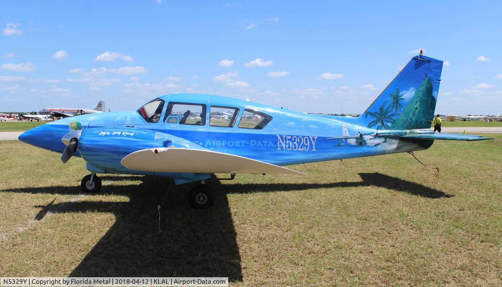 N5329Y, 1963 Piper PA-23-250 Aztec C/N 27-2406, SNF LAL 2018