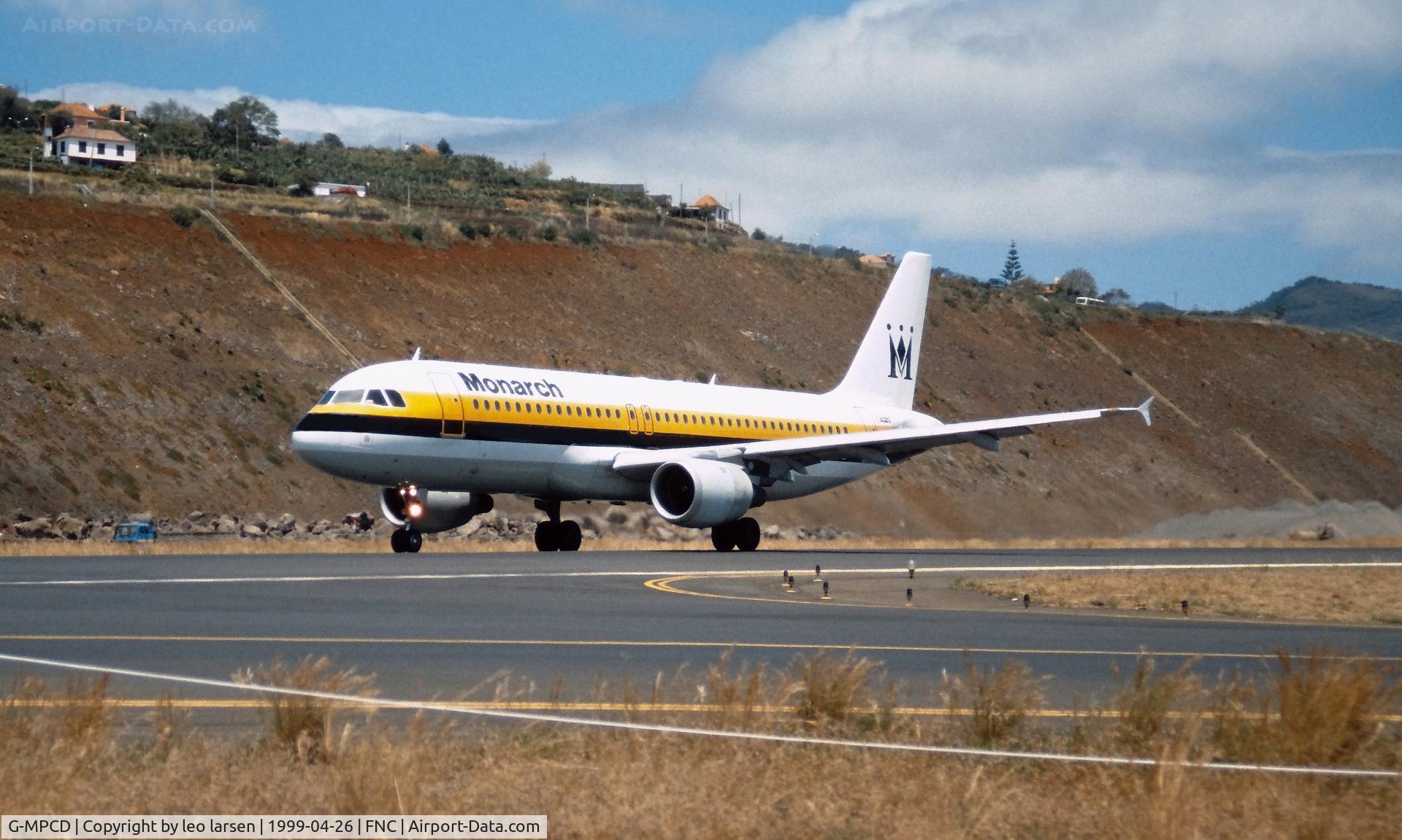 G-MPCD, 1994 Airbus A320-212 C/N 379, Funchal 26.4.1999